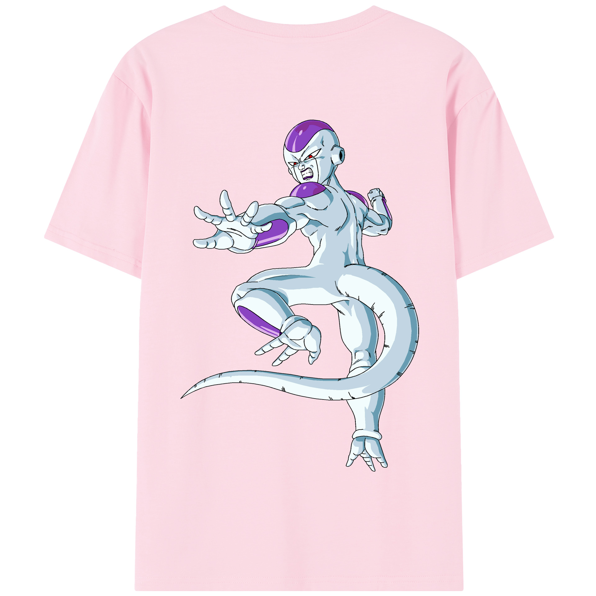 （画像用） ドラゴンボール フリーザ DRAGON BALL Frieza 綿100％半袖Tシャツ（背面プリント）