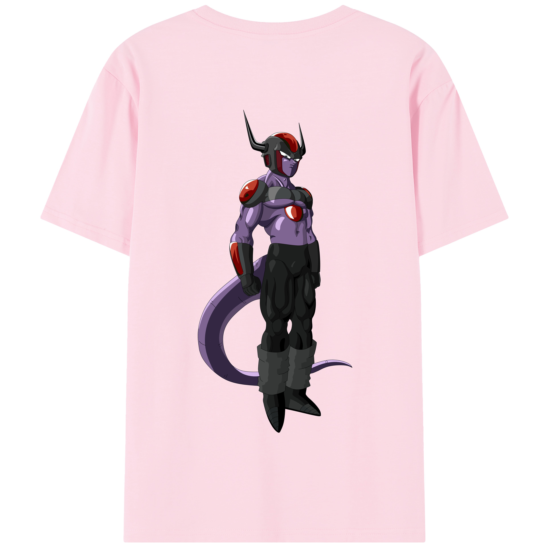 （画像用） ドラゴンボール フリーザ DRAGON BALL Frieza 綿100％半袖Tシャツ（背面プリント）