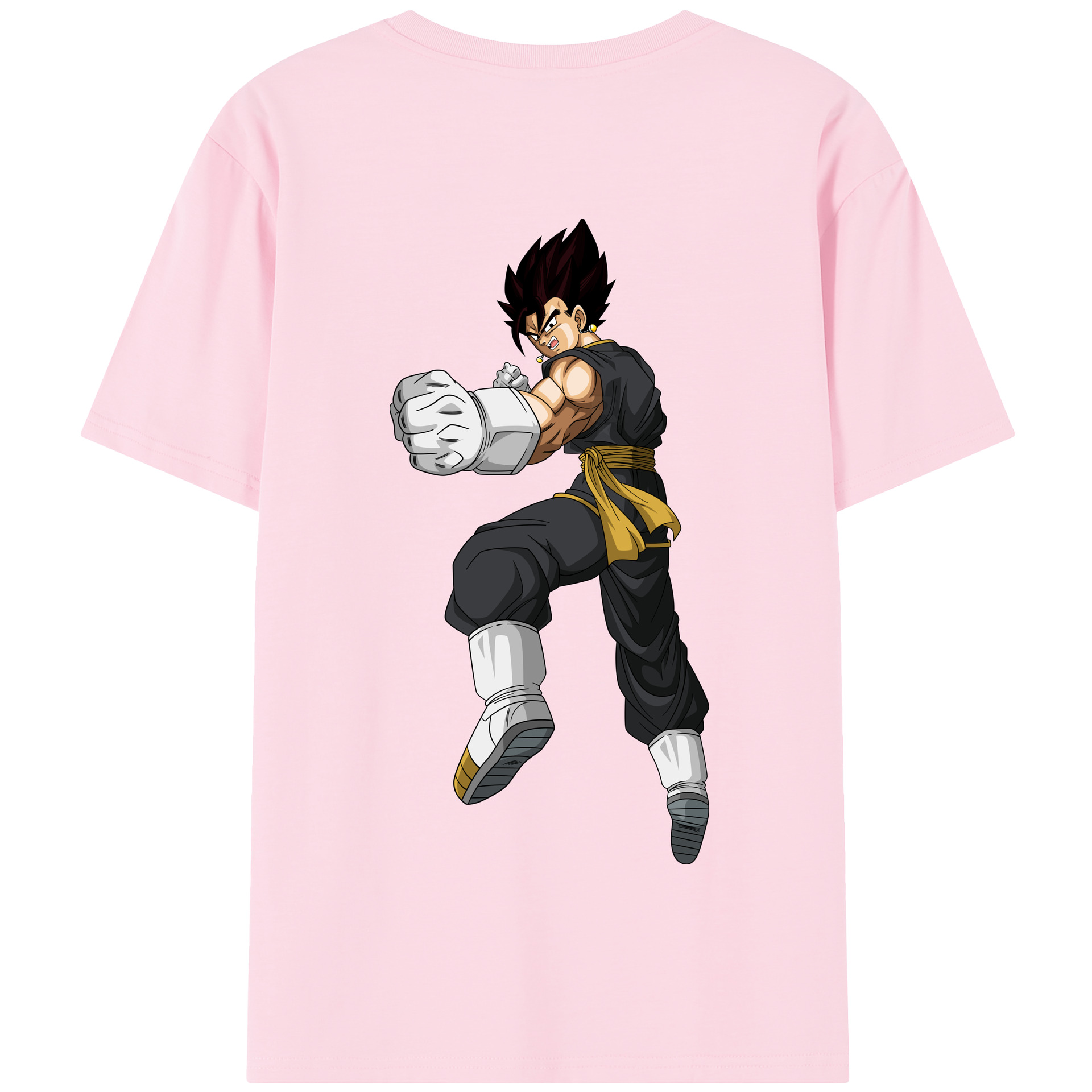 （画像用） ドラゴンボール ベジット DRAGON BALL Vegetto 綿100％半袖Tシャツ（背面プリント）