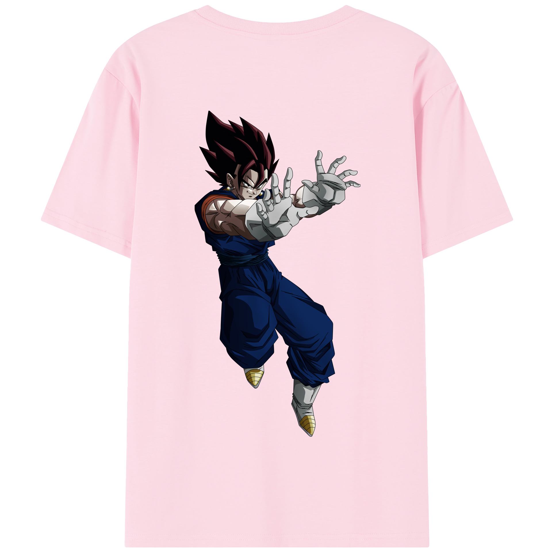 （画像用） ドラゴンボール ベジット DRAGON BALL Vegetto 綿100％半袖Tシャツ（背面プリント）