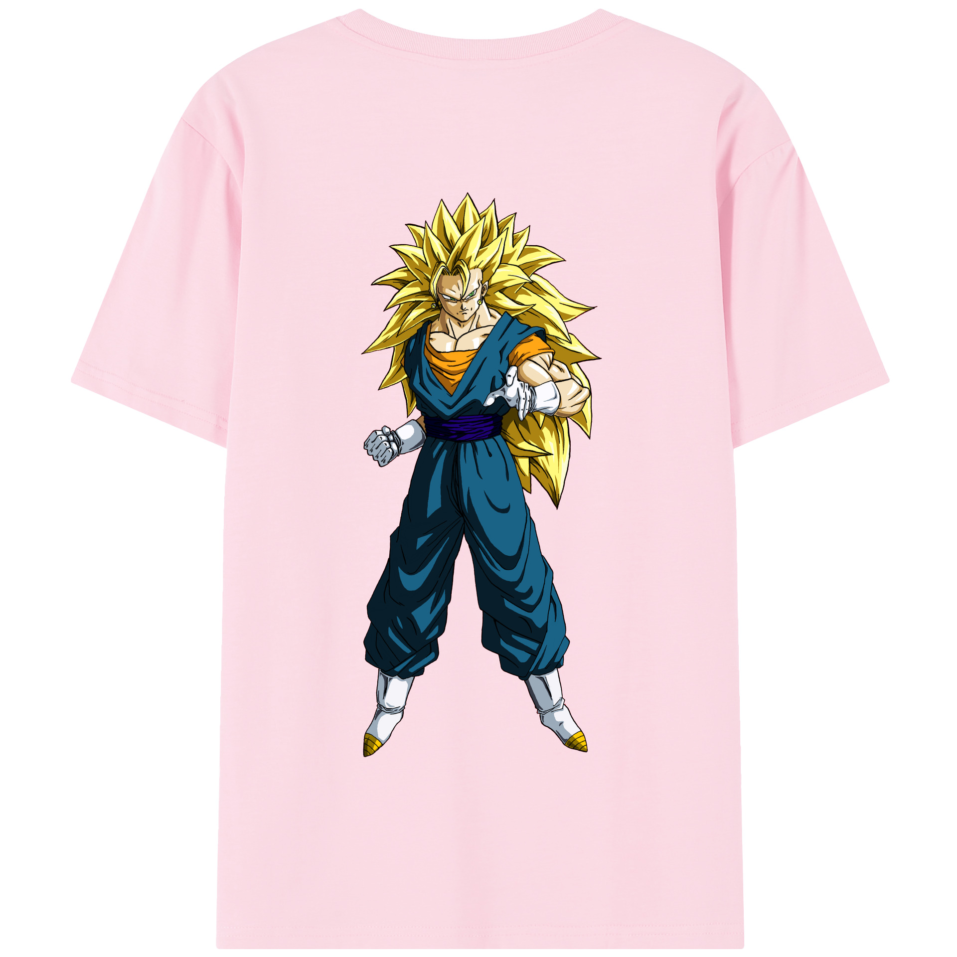 （画像用） ドラゴンボール ベジット DRAGON BALL Vegetto 綿100％半袖Tシャツ（背面プリント）