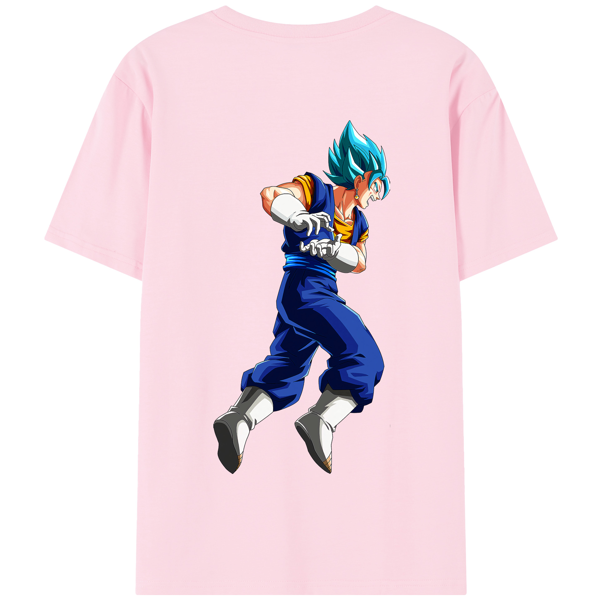（画像用） ドラゴンボール ベジット DRAGON BALL Vegetto 綿100％半袖Tシャツ（背面プリント）
