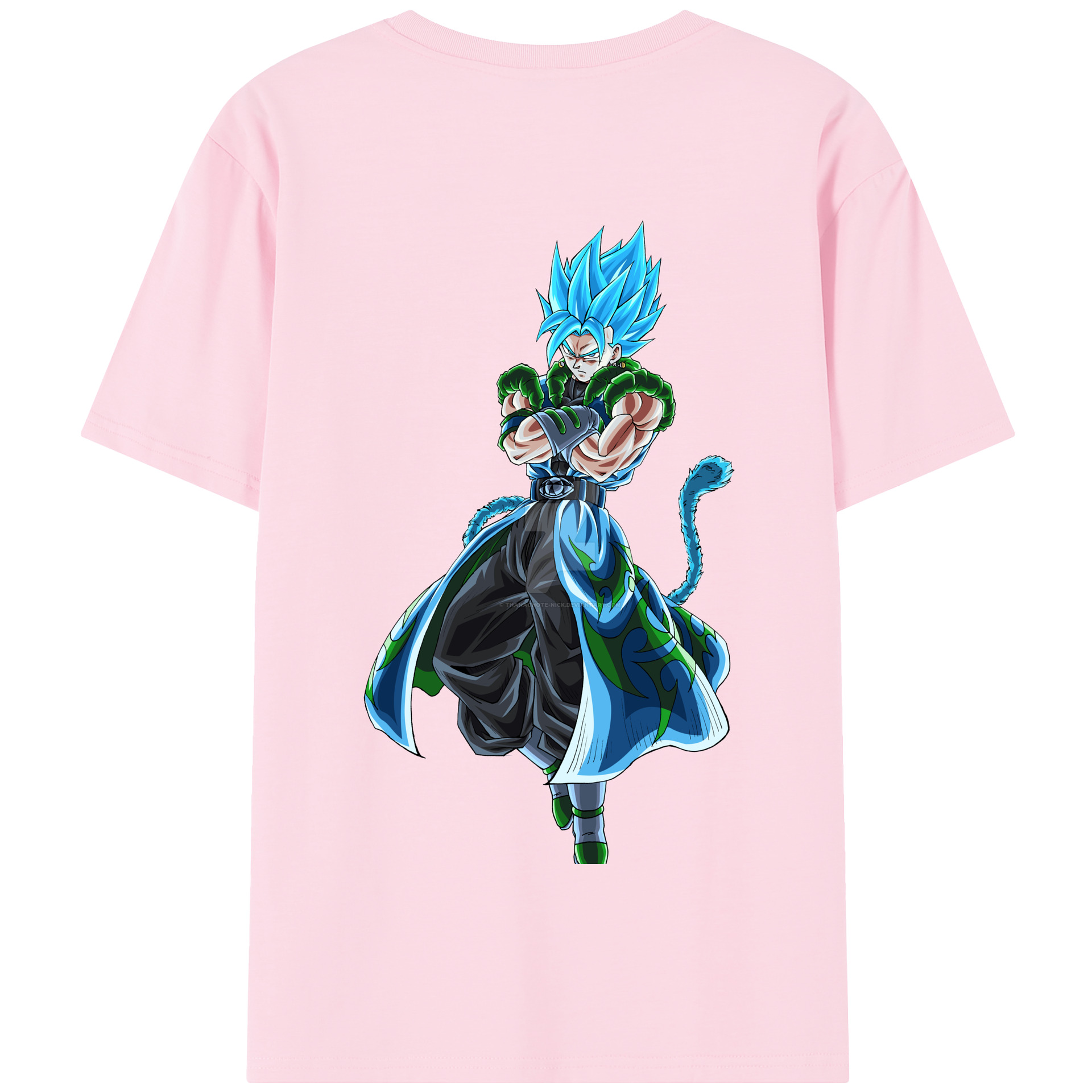 （画像用） ドラゴンボール ベジット DRAGON BALL Vegetto 綿100％半袖Tシャツ（背面プリント）