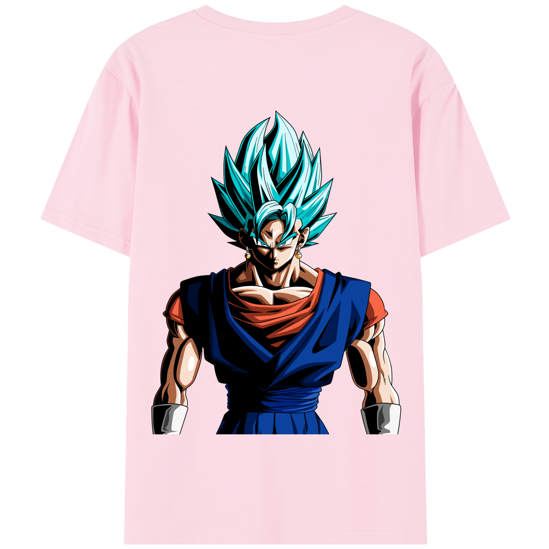 （画像用） ドラゴンボール ベジット DRAGON BALL Vegetto 綿100％半袖Tシャツ（背面プリント）
