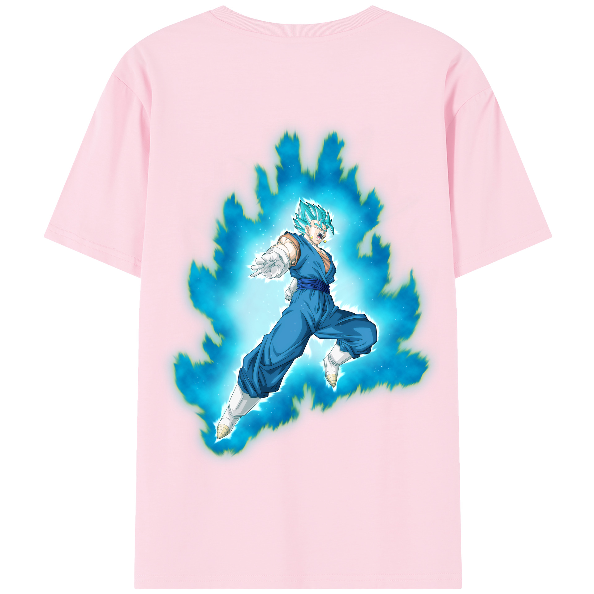 （画像用） ドラゴンボール ベジット DRAGON BALL Vegetto 綿100％半袖Tシャツ（背面プリント）