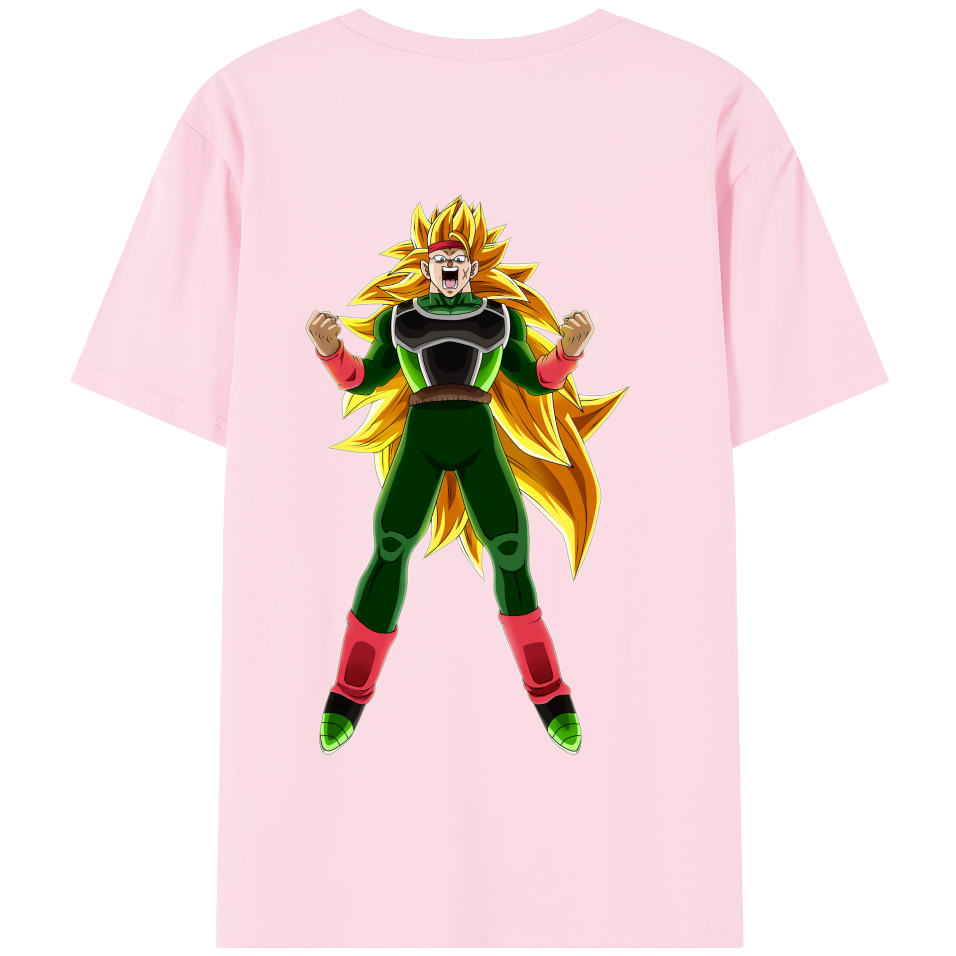 （画像用） ドラゴンボール ブロリー DRAGON BALL Broli 綿100％半袖Tシャツ（背面プリント）
