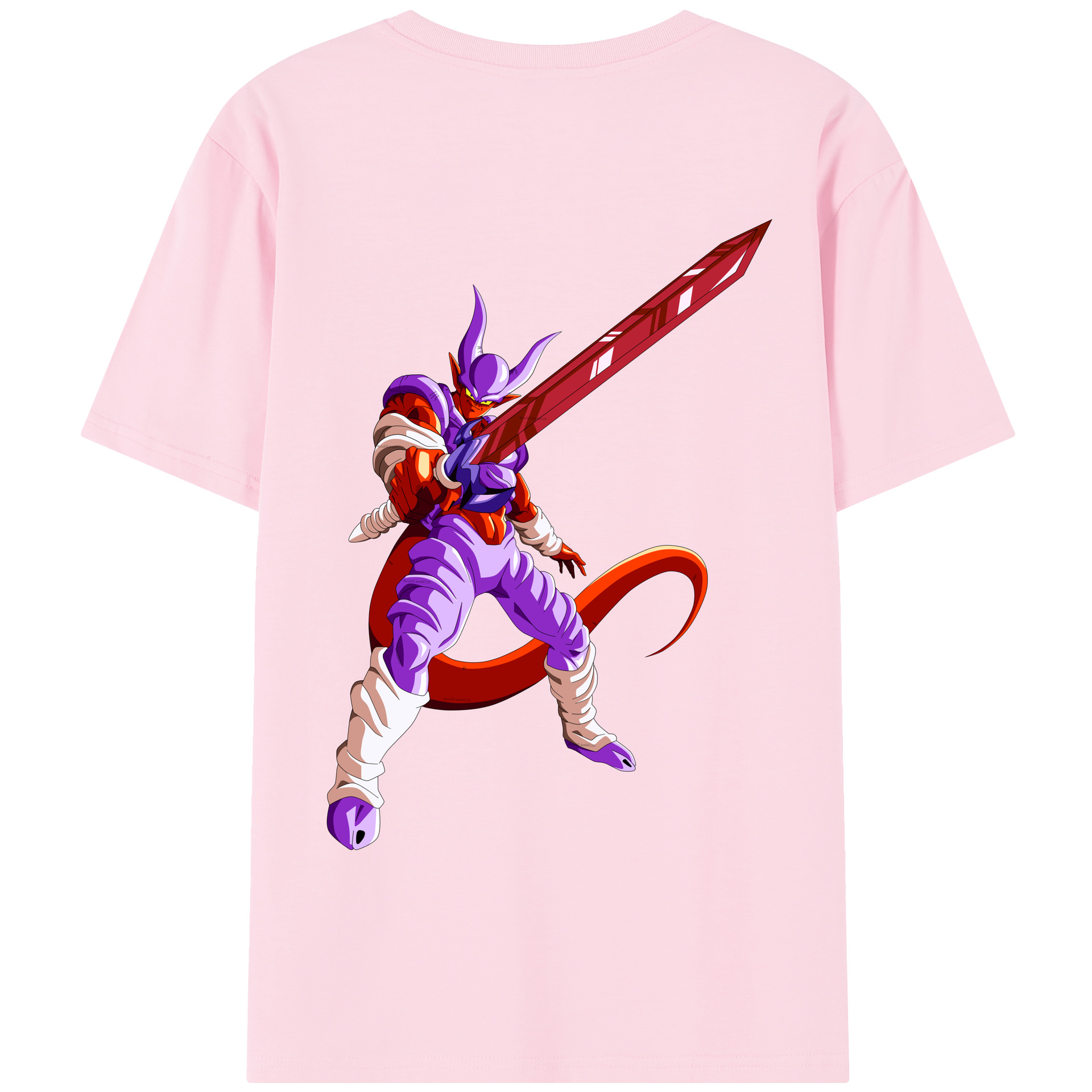 （画像用） ドラゴンボール ジャネンバ DRAGON BALL Janemba 綿100％半袖Tシャツ（背面プリント）