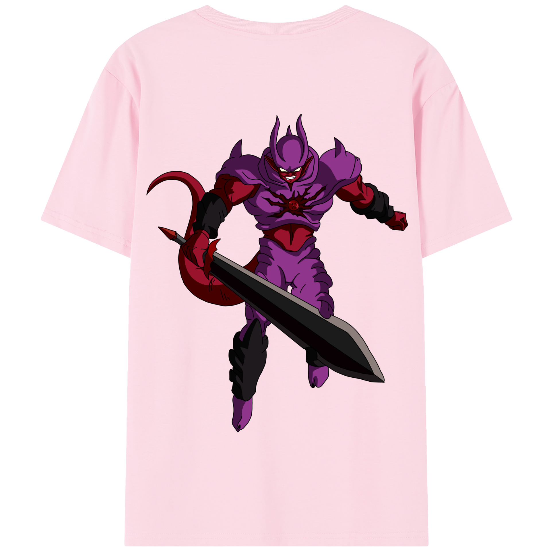 （画像用） ドラゴンボール ジャネンバ DRAGON BALL Janemba 綿100％半袖Tシャツ（背面プリント）