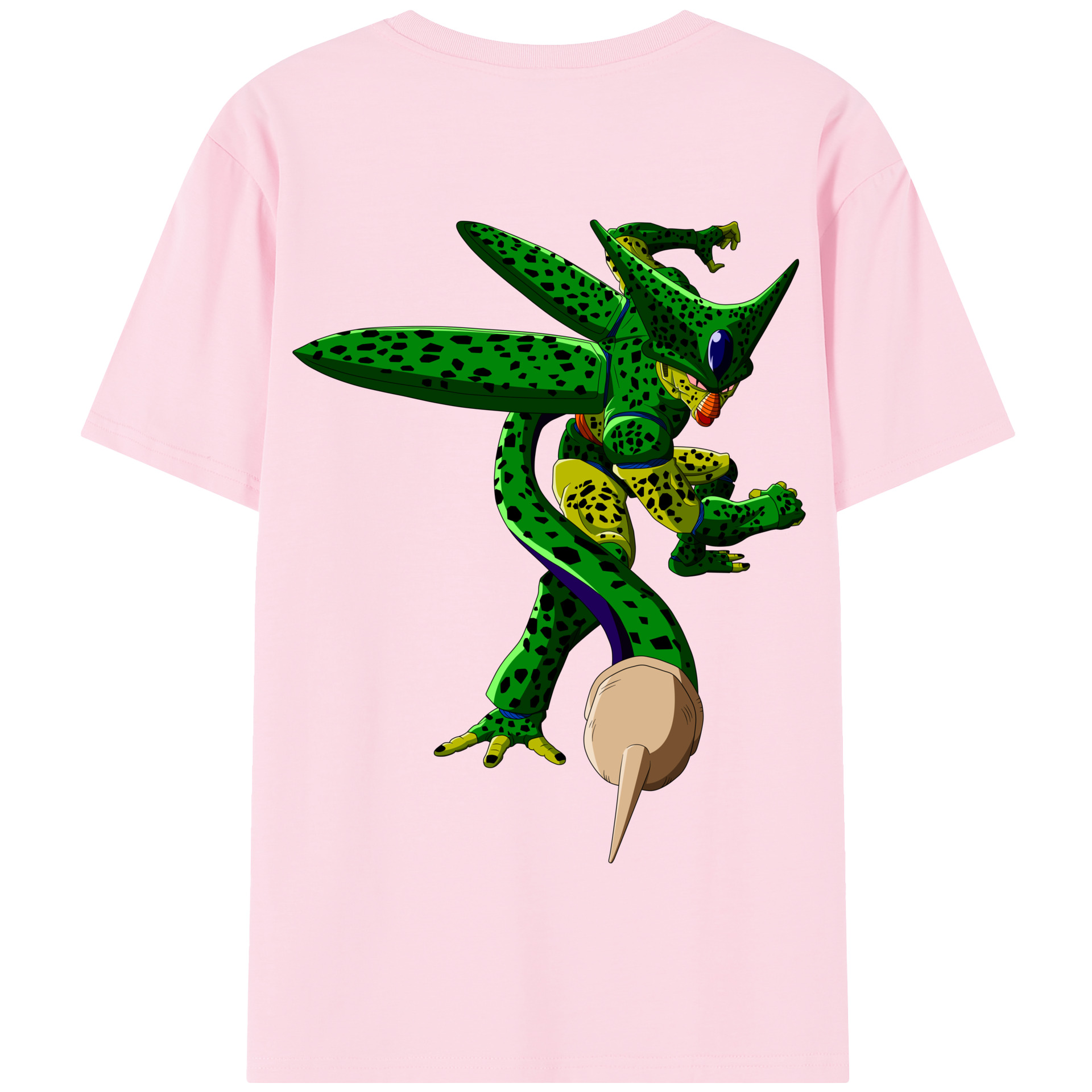 （画像用） ドラゴンボール セル DRAGON BALL Cell 綿100％半袖Tシャツ（背面プリント）