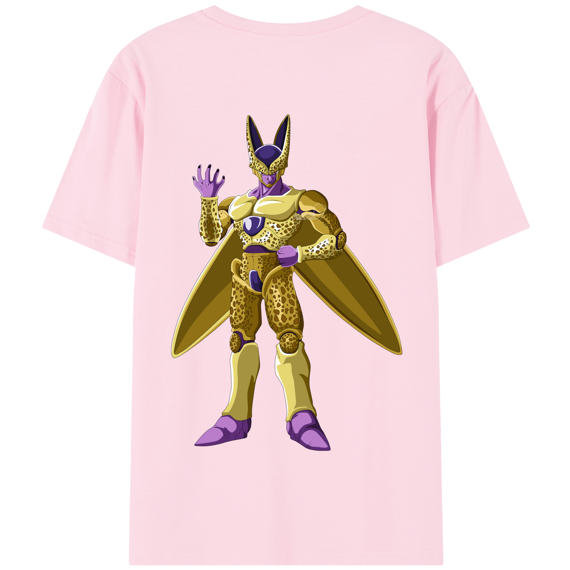 （画像用） ドラゴンボール セル DRAGON BALL Cell 綿100％半袖Tシャツ（背面プリント）