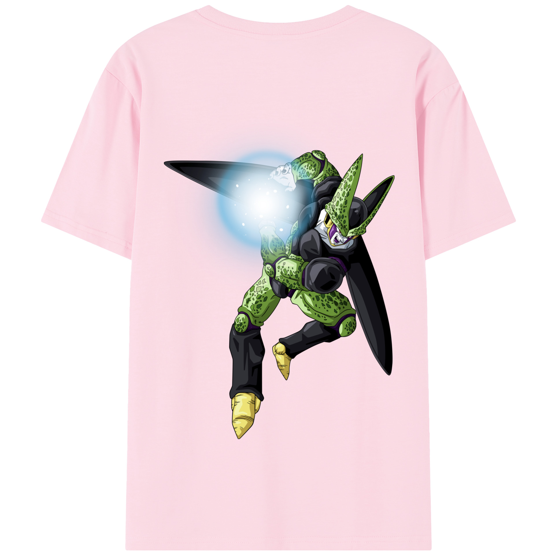 （画像用） ドラゴンボール セル DRAGON BALL Cell 綿100％半袖Tシャツ（背面プリント）