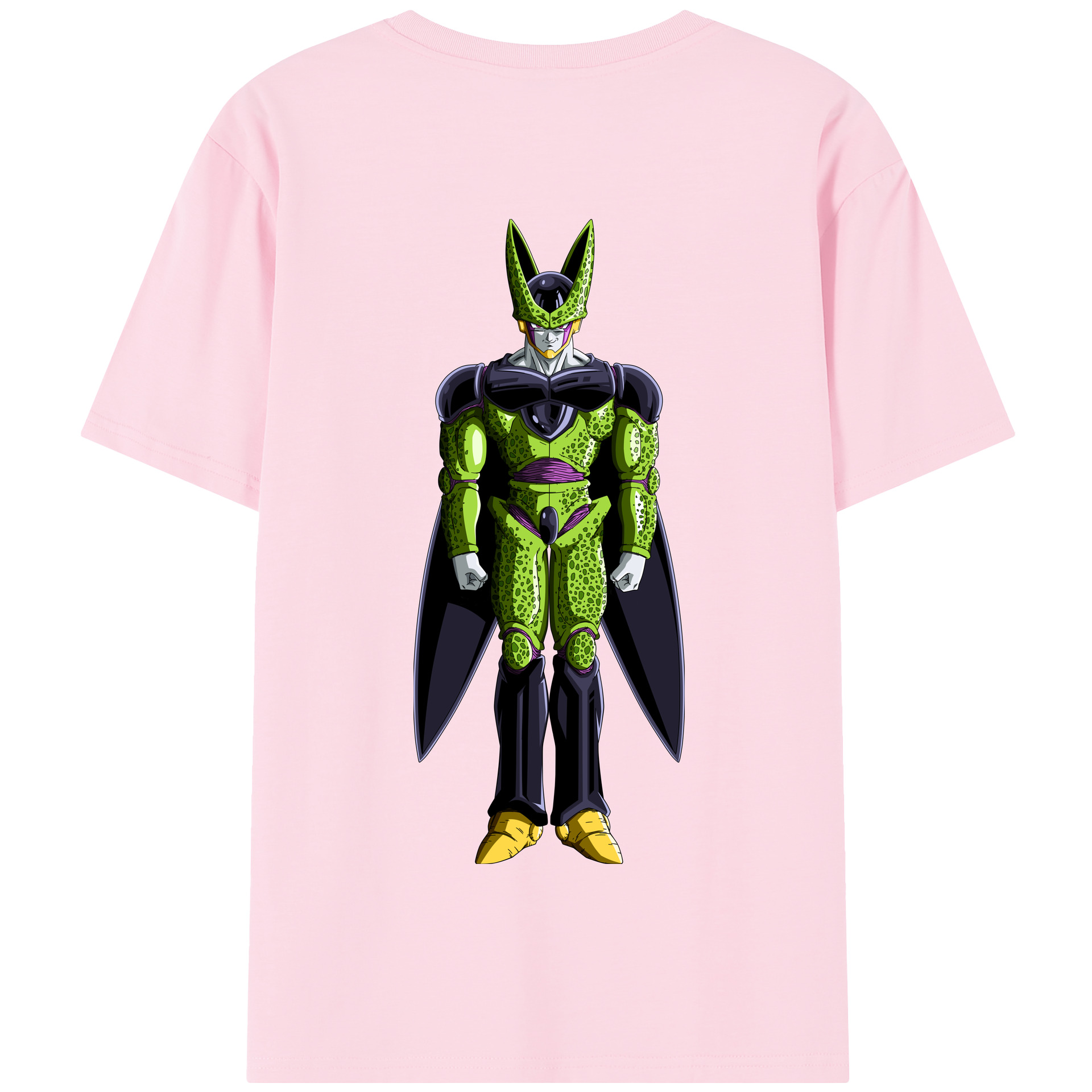 （画像用） ドラゴンボール セル DRAGON BALL Cell 綿100％半袖Tシャツ（背面プリント）
