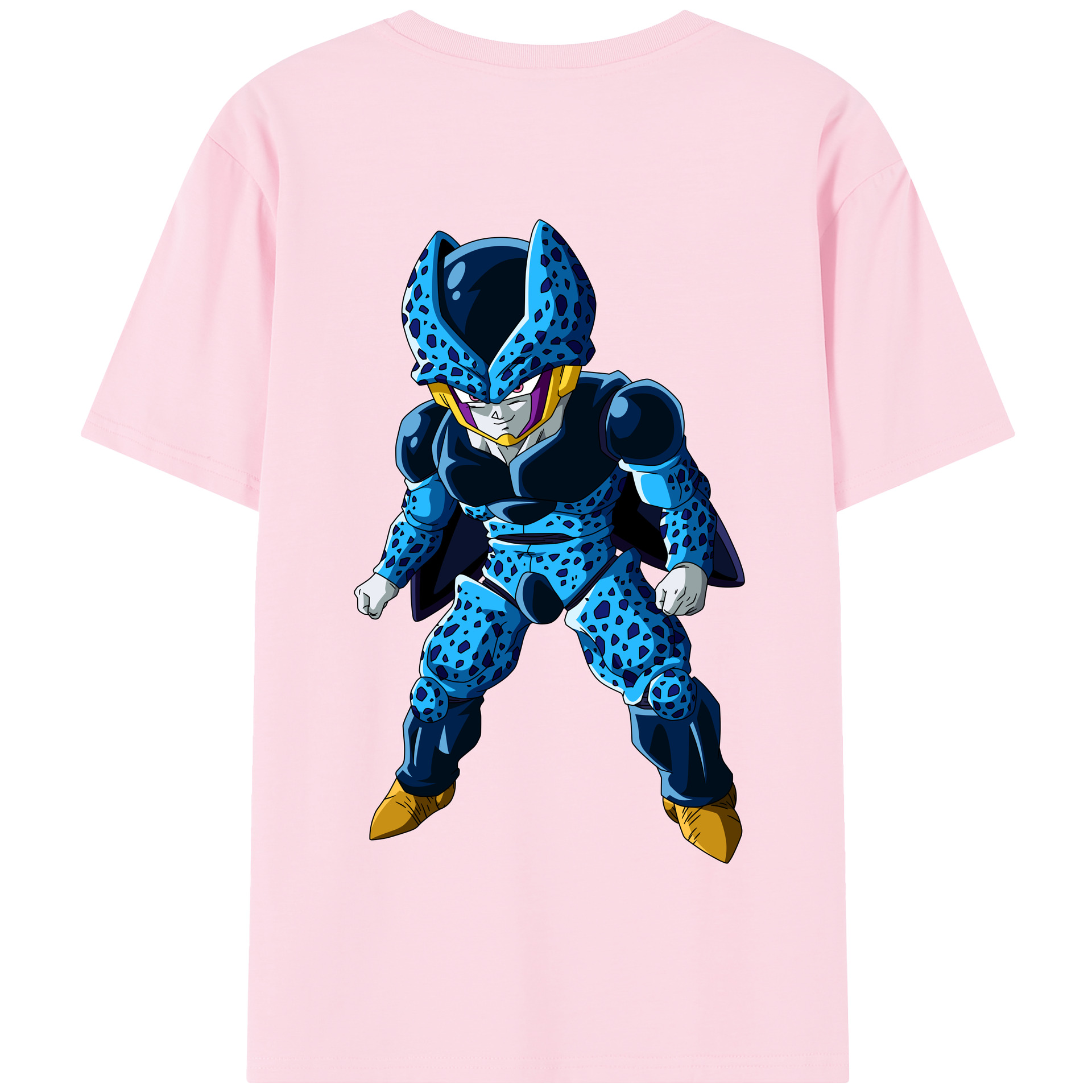 （画像用） ドラゴンボール セル DRAGON BALL Cell 綿100％半袖Tシャツ（背面プリント）