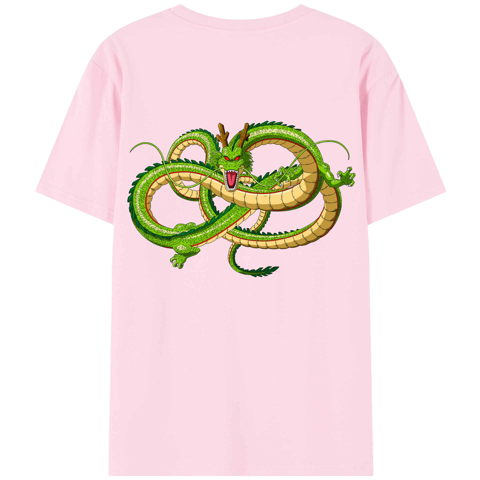 （画像用） ドラゴンボール 神龍 シェンロン DRAGON BALL Shenron 綿100％半袖Tシャツ（背面プリント）
