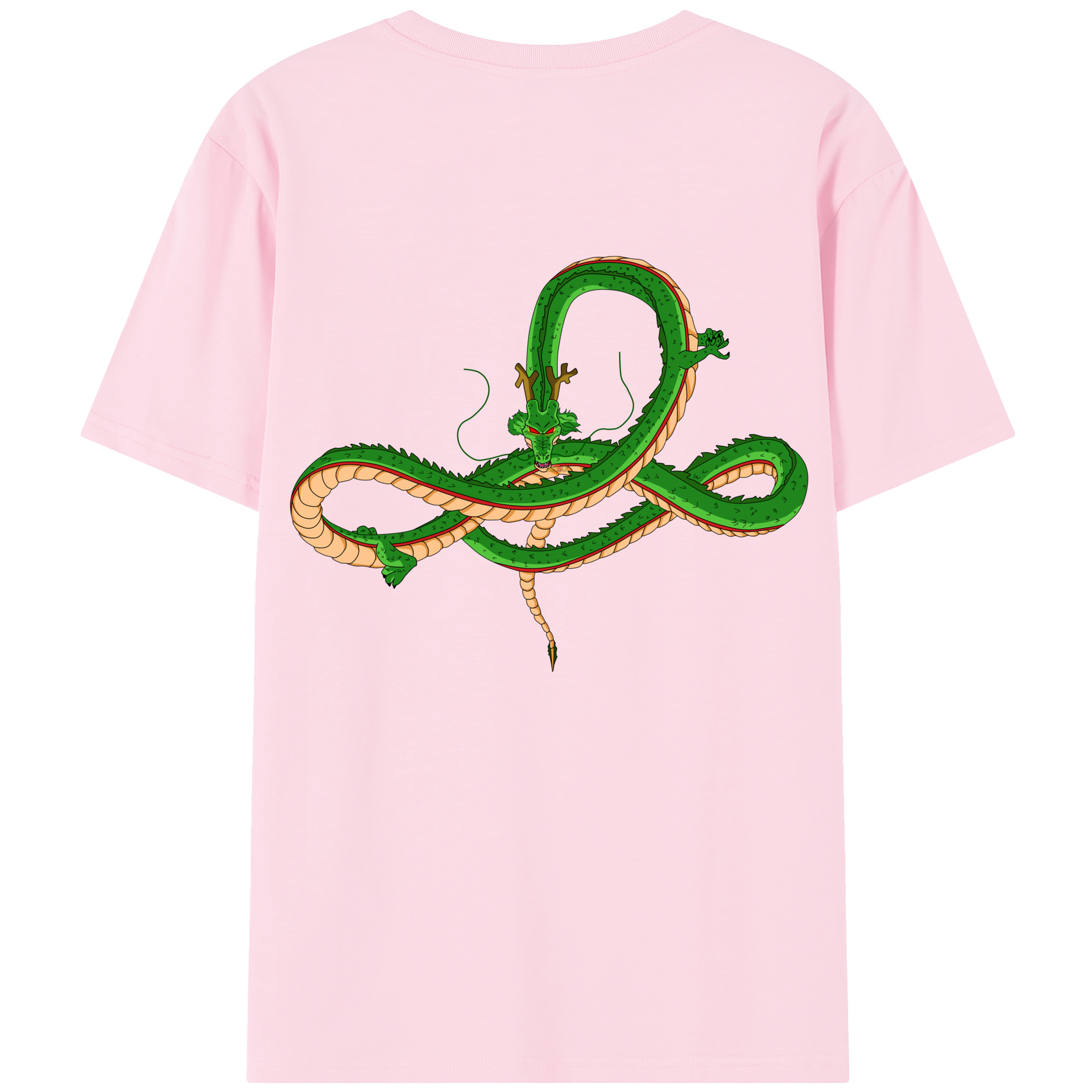 （画像用） ドラゴンボール 神龍 シェンロン DRAGON BALL Shenron 綿100％半袖Tシャツ（背面プリント）