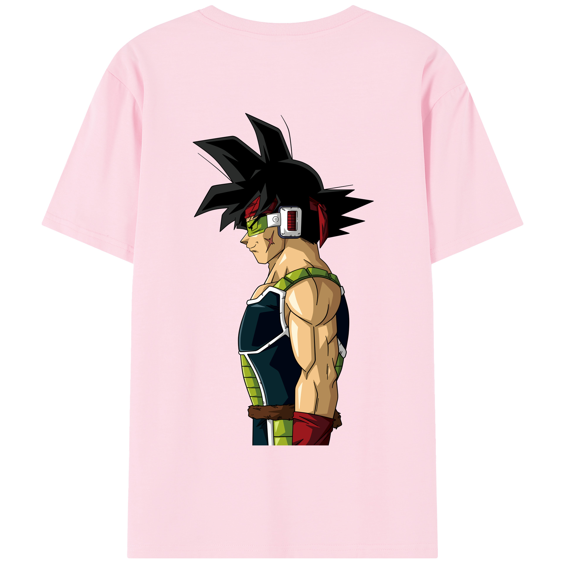 （画像用） ドラゴンボール バーダック DRAGON BALL Burdock 綿100％半袖Tシャツ（背面プリント）