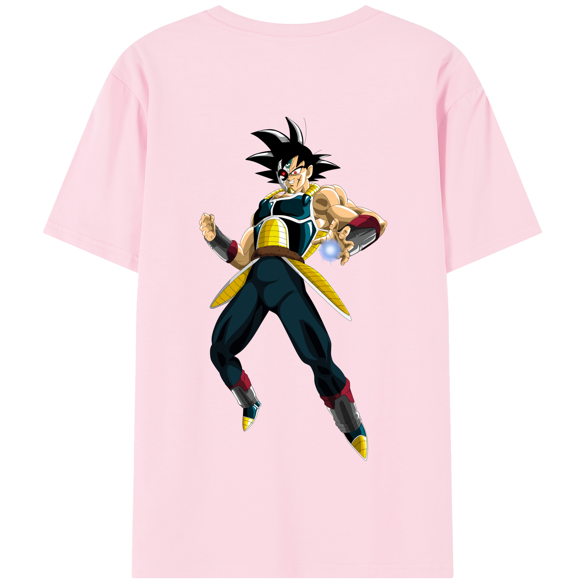 （画像用） ドラゴンボール バーダック DRAGON BALL Burdock 綿100％半袖Tシャツ（背面プリント）