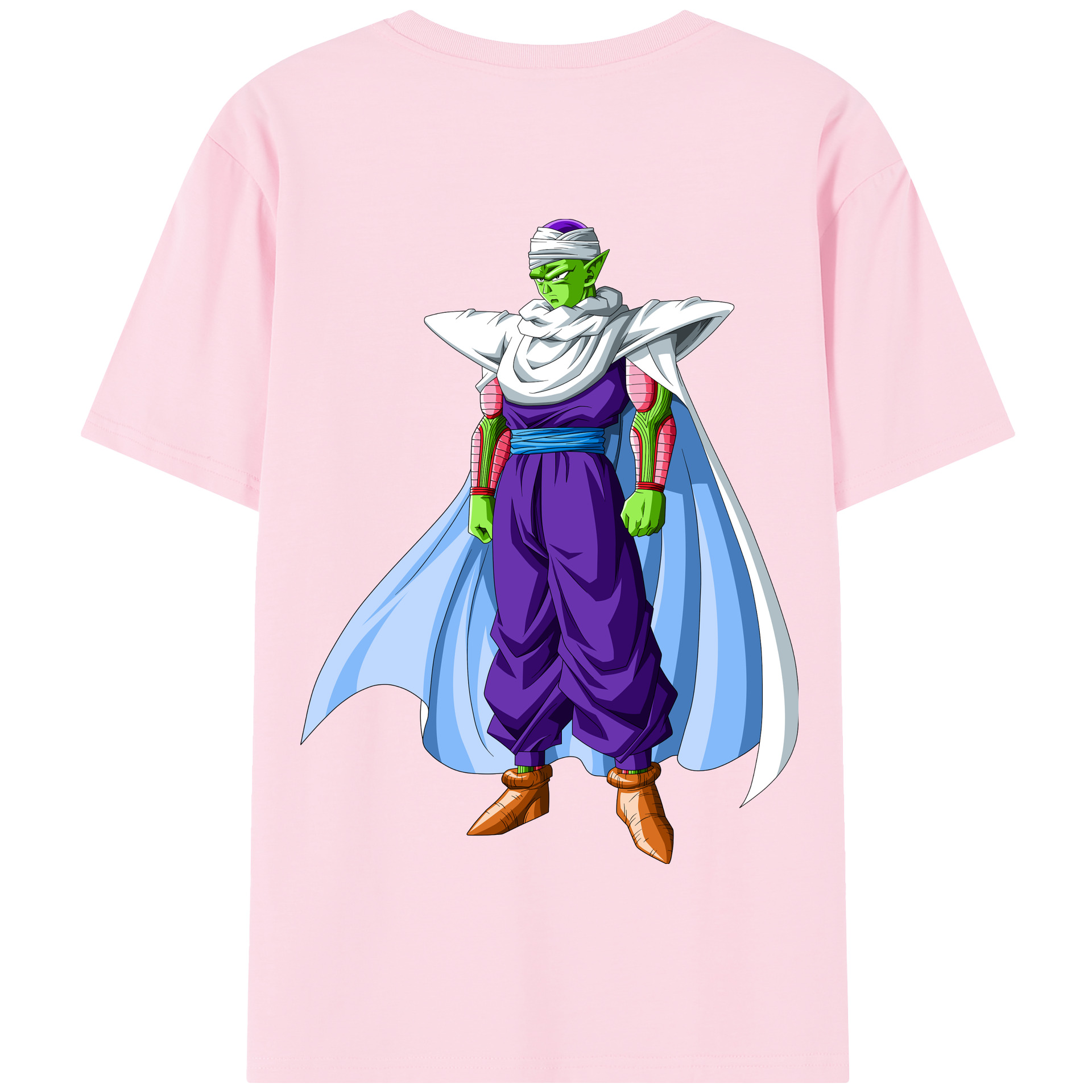 （画像用） ドラゴンボール ピッコロ DRAGON BALL Piccolo 綿100％半袖Tシャツ（背面プリント）