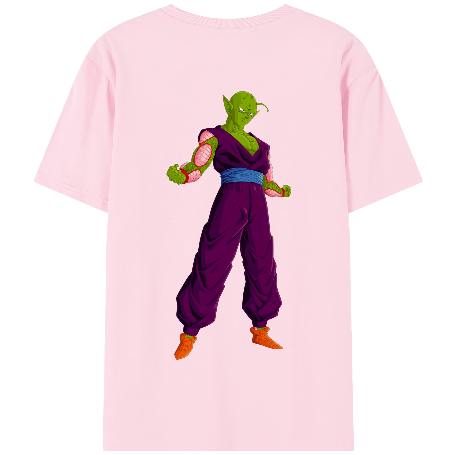 （画像用） ドラゴンボール ピッコロ DRAGON BALL Piccolo 綿100％半袖Tシャツ（背面プリント）