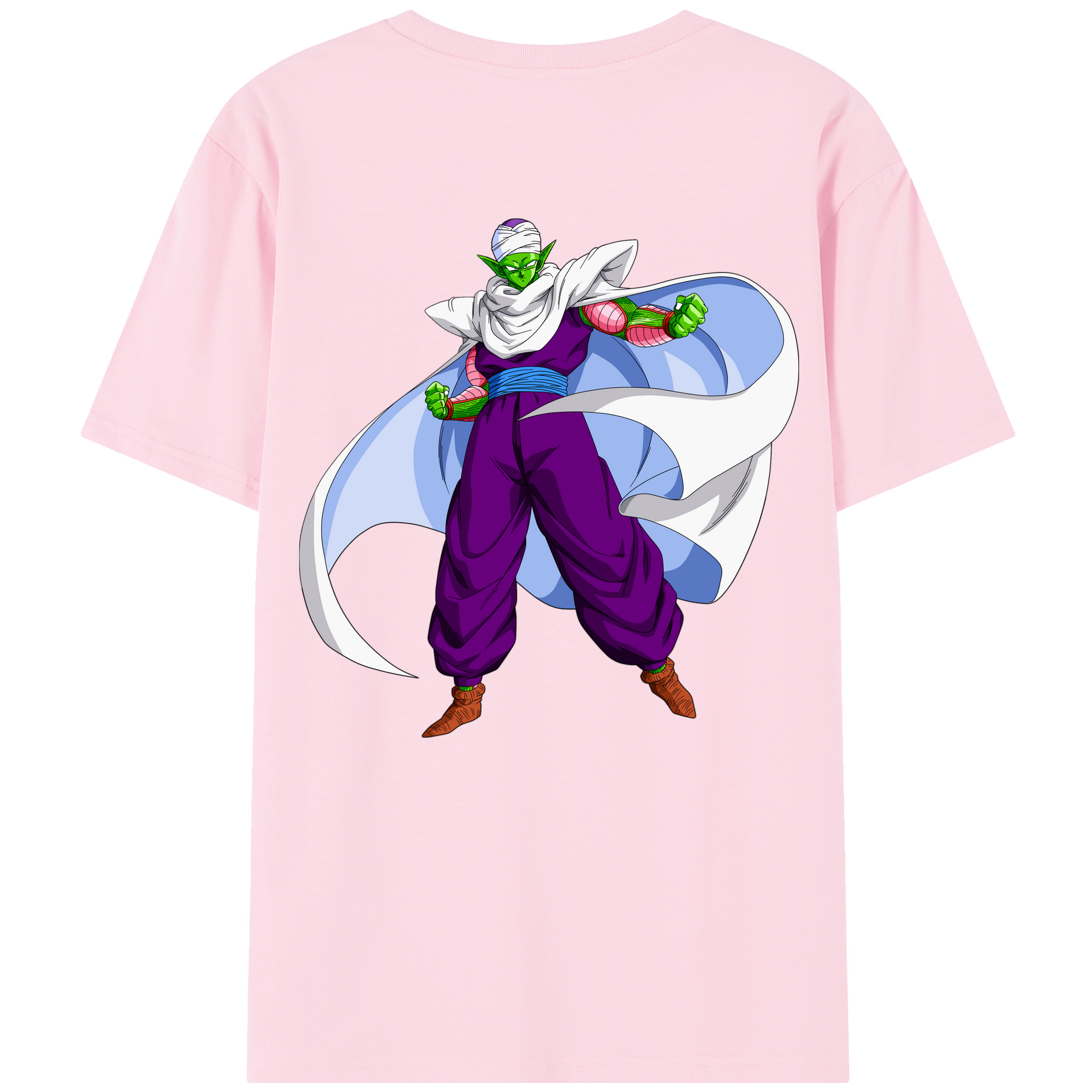 （画像用） ドラゴンボール ピッコロ DRAGON BALL Piccolo 綿100％半袖Tシャツ（背面プリント）