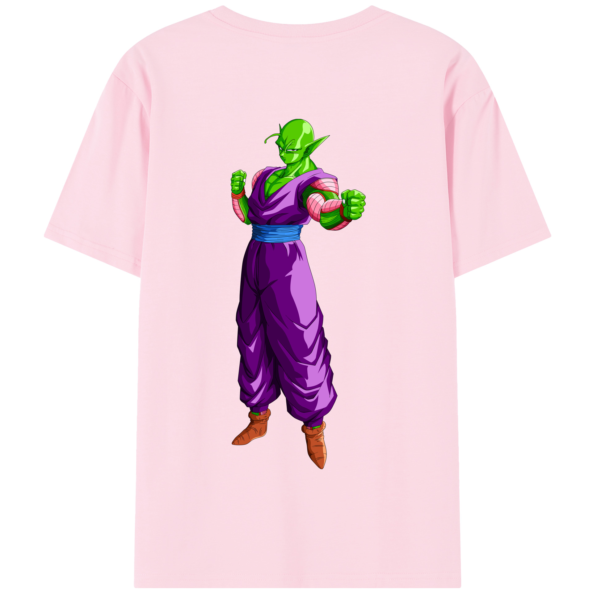 （画像用） ドラゴンボール ピッコロ DRAGON BALL Piccolo 綿100％半袖Tシャツ（背面プリント）