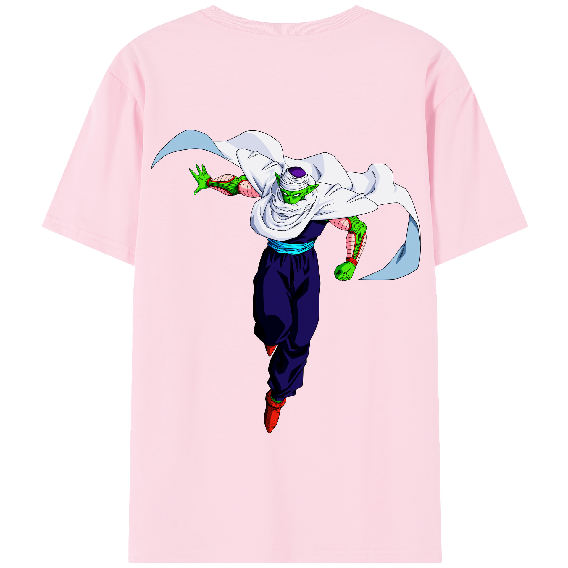 （画像用） ドラゴンボール ピッコロ DRAGON BALL Piccolo 綿100％半袖Tシャツ（背面プリント）