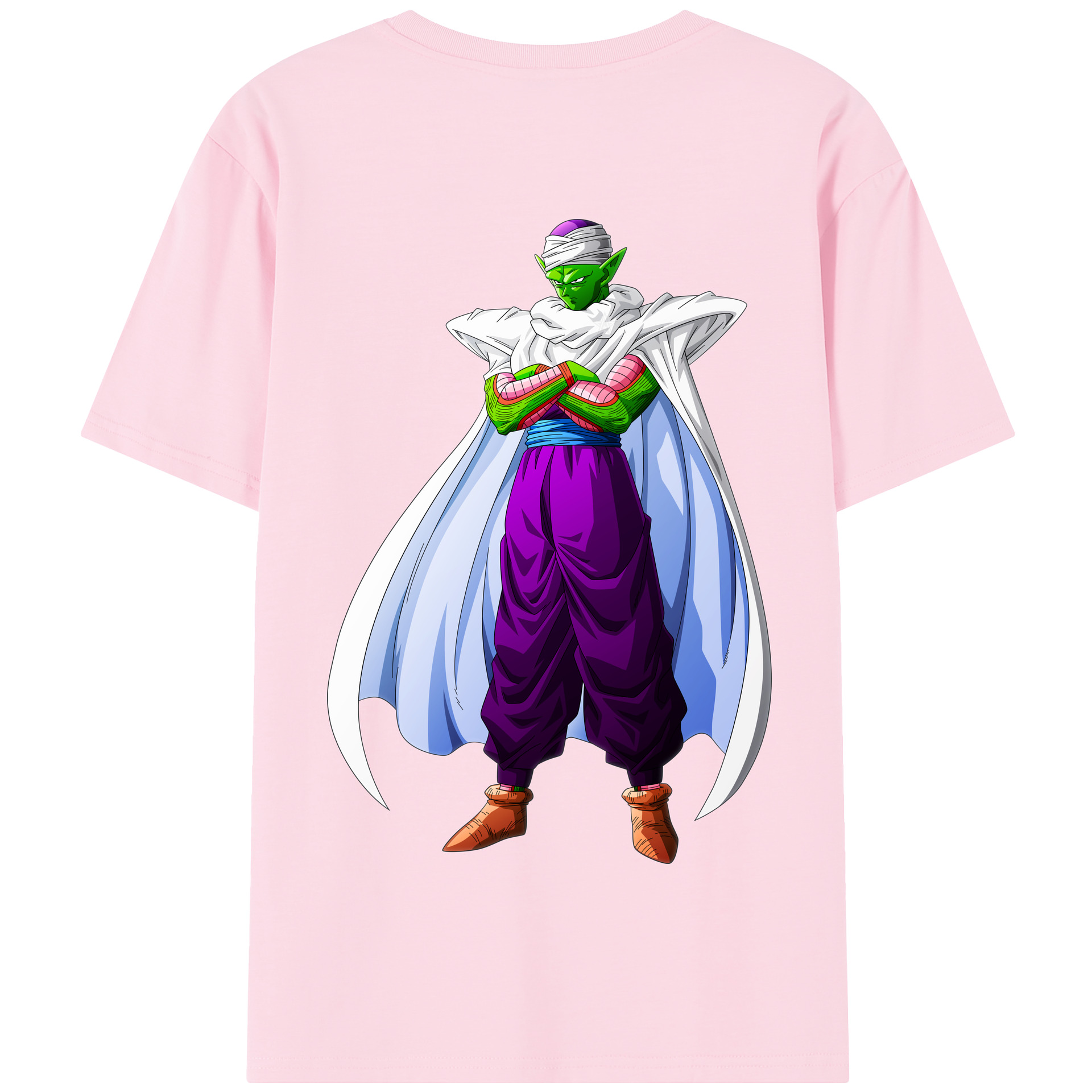 （画像用） ドラゴンボール ピッコロ DRAGON BALL Piccolo 綿100％半袖Tシャツ（背面プリント）