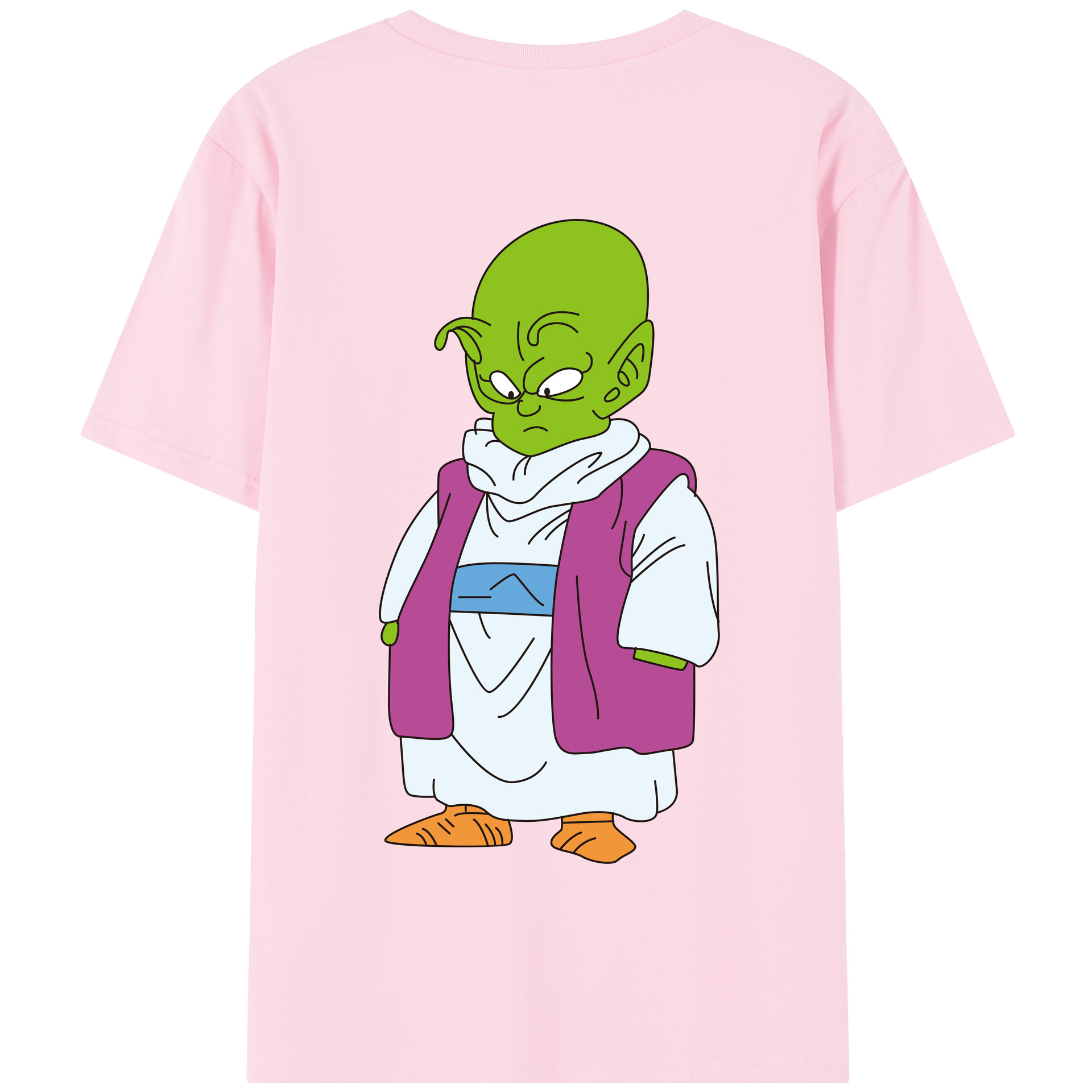 （画像用） ドラゴンボール ピッコロ DRAGON BALL Piccolo 綿100％半袖Tシャツ（背面プリント）