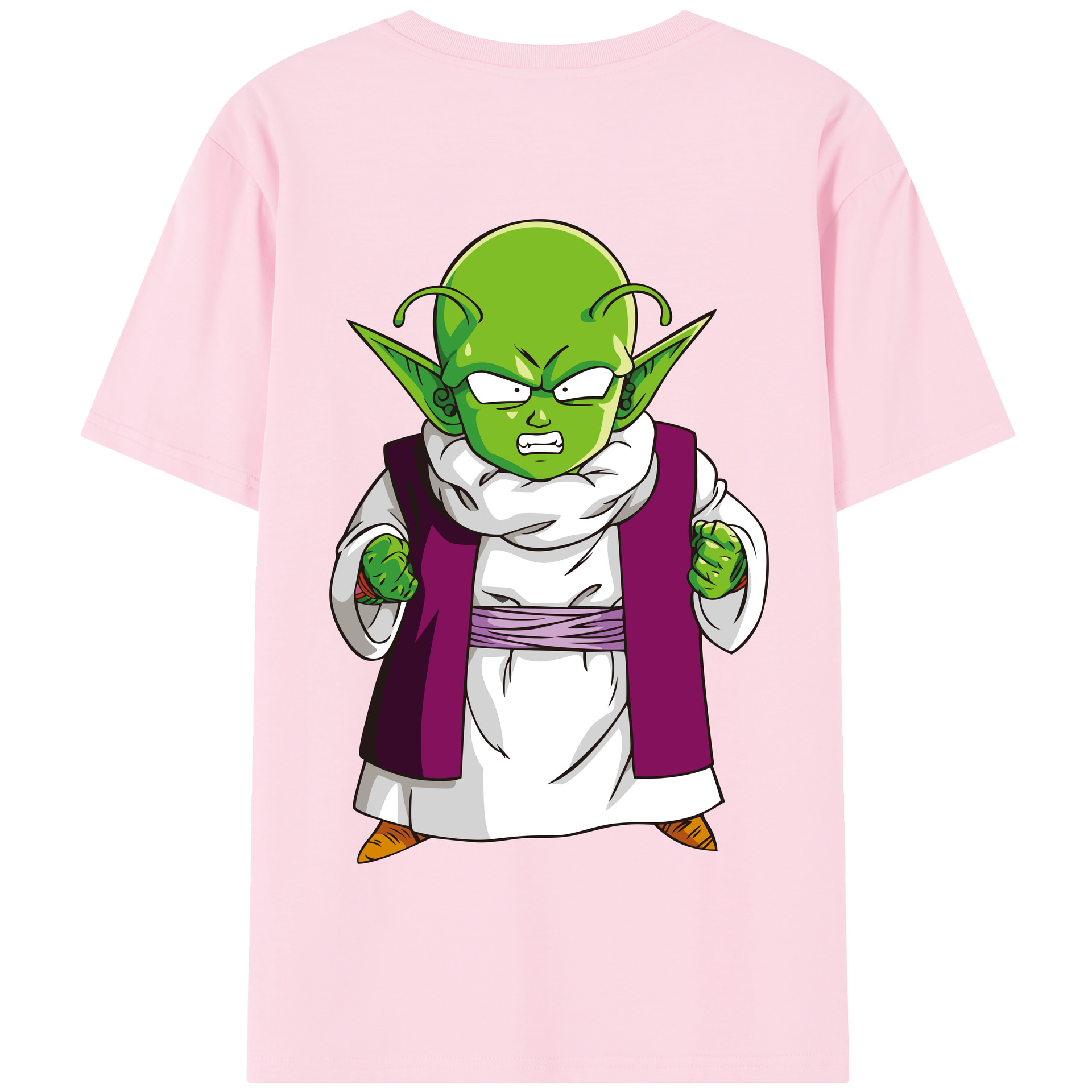 （画像用） ドラゴンボール ピッコロ DRAGON BALL Piccolo 綿100％半袖Tシャツ（背面プリント）