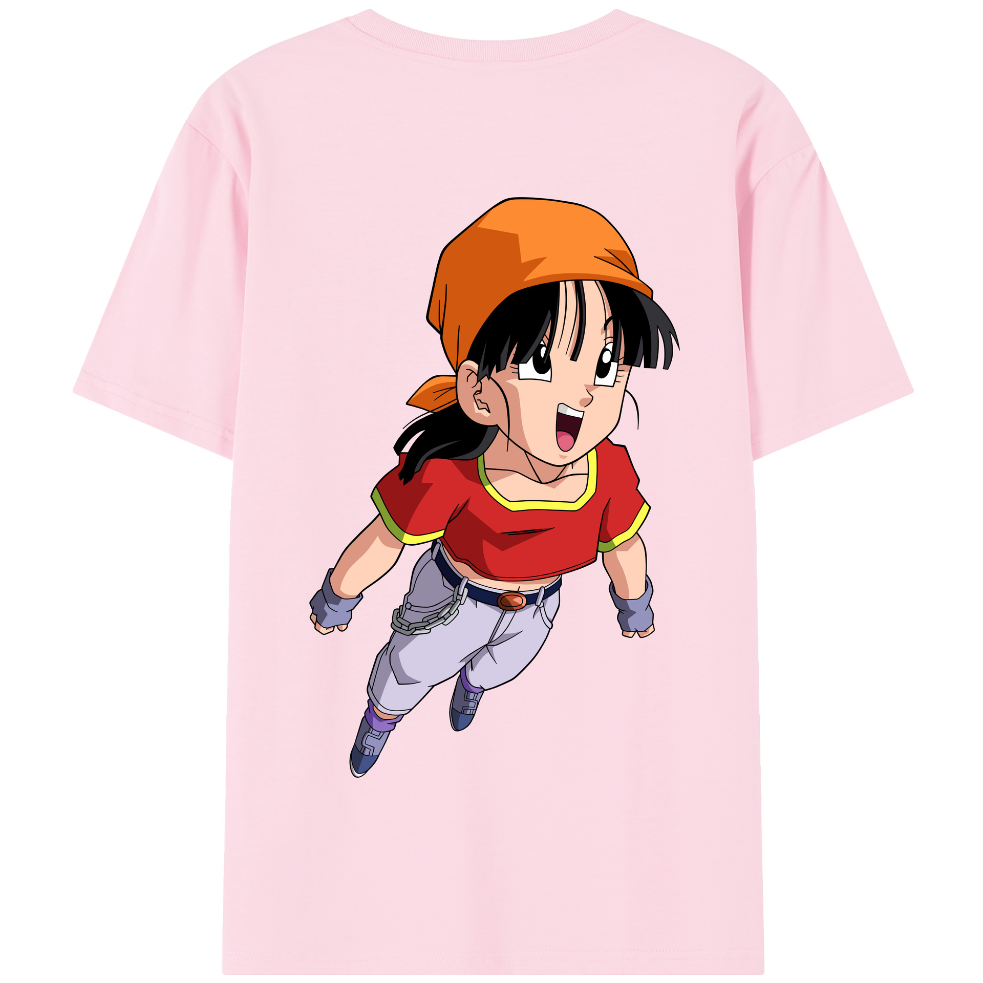 （画像用） ドラゴンボール パン DRAGON BALL Pan 綿100％半袖Tシャツ（背面プリント）