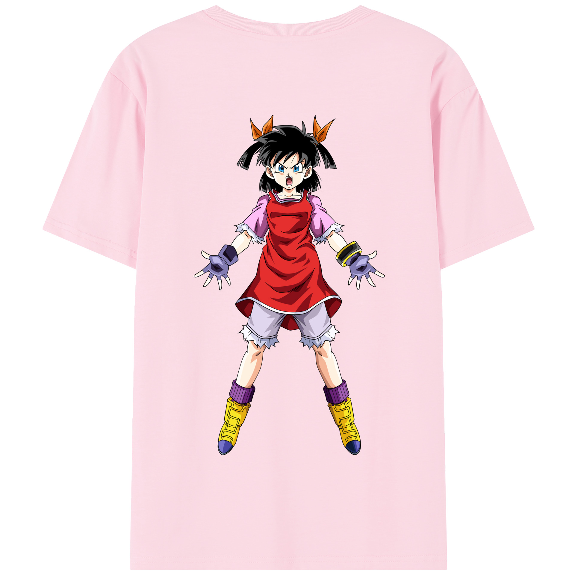 （画像用） ドラゴンボール パン DRAGON BALL Pan 綿100％半袖Tシャツ（背面プリント）