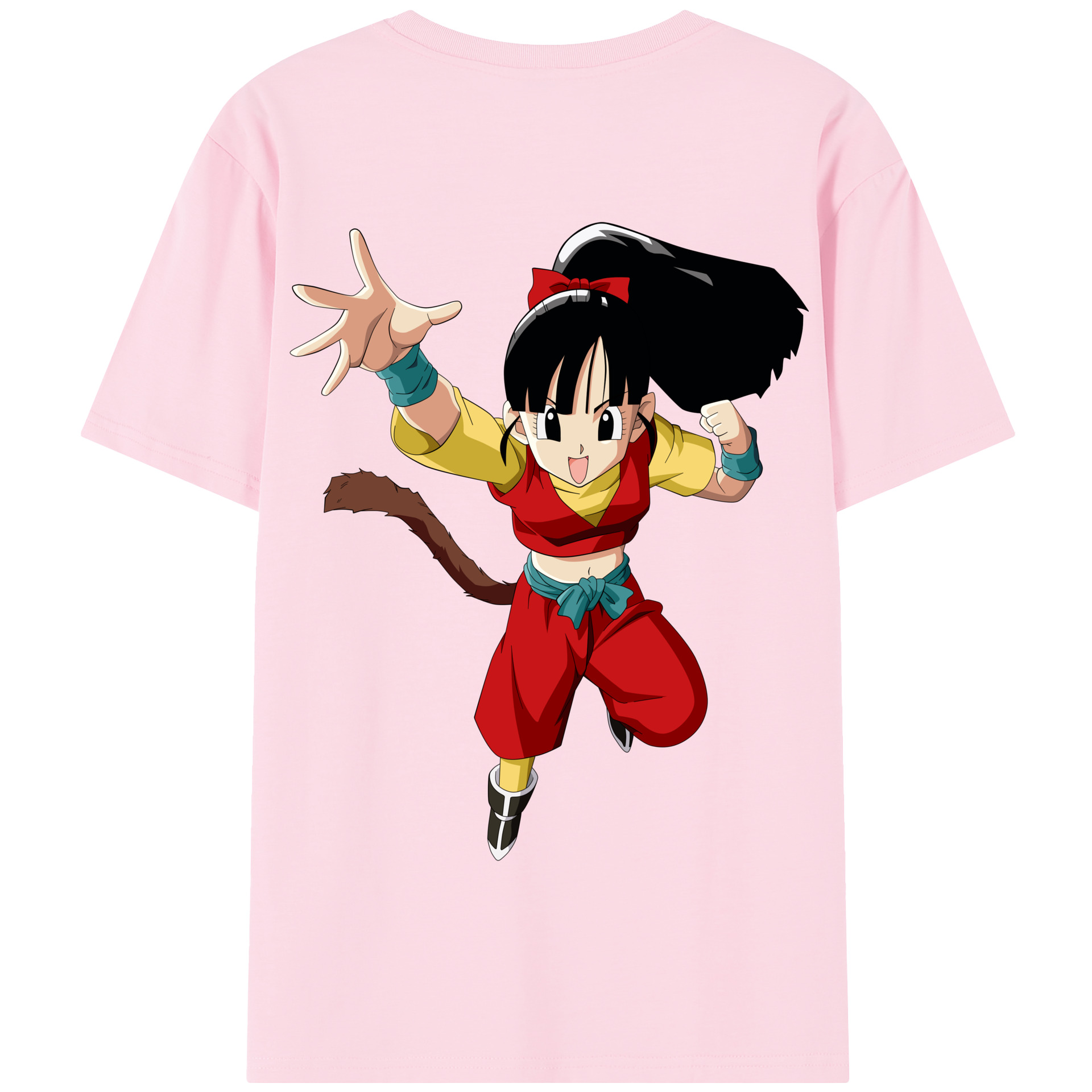 （画像用） ドラゴンボール パン DRAGON BALL Pan 綿100％半袖Tシャツ（背面プリント）