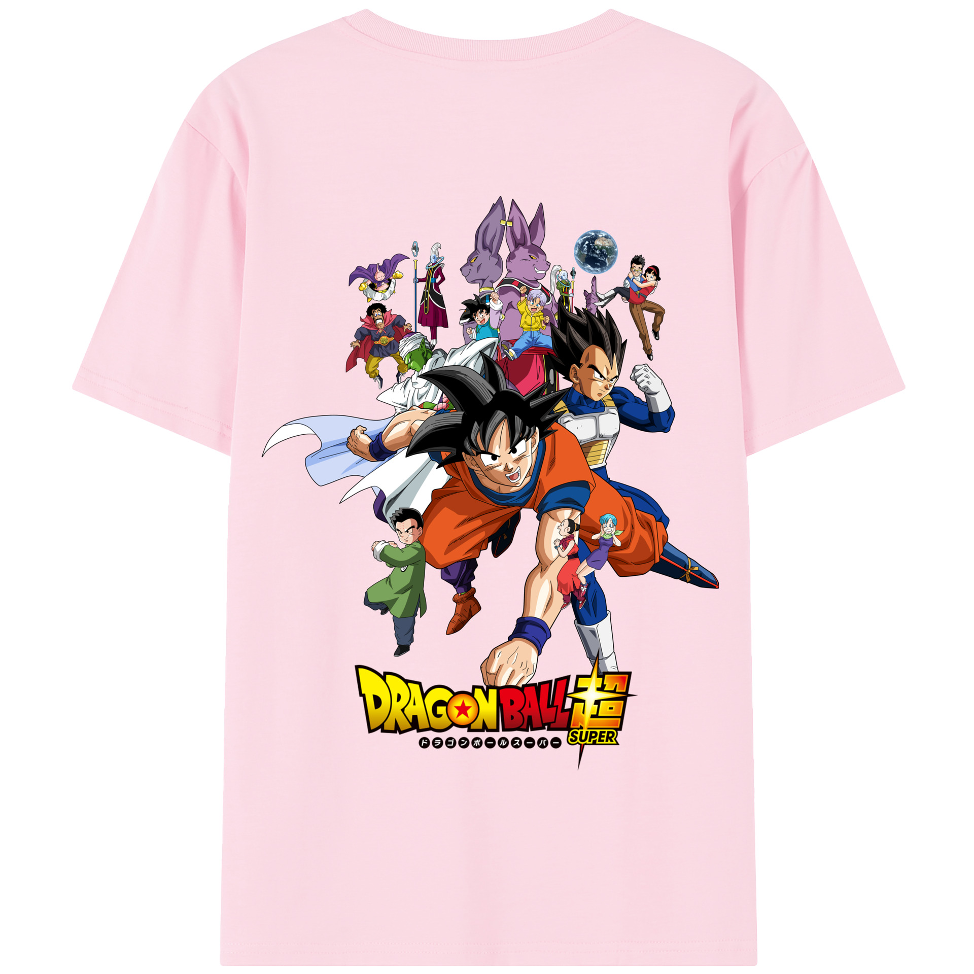 （画像用） ドラゴンボール DRAGON BALL 綿100％半袖Tシャツ（背面プリント）