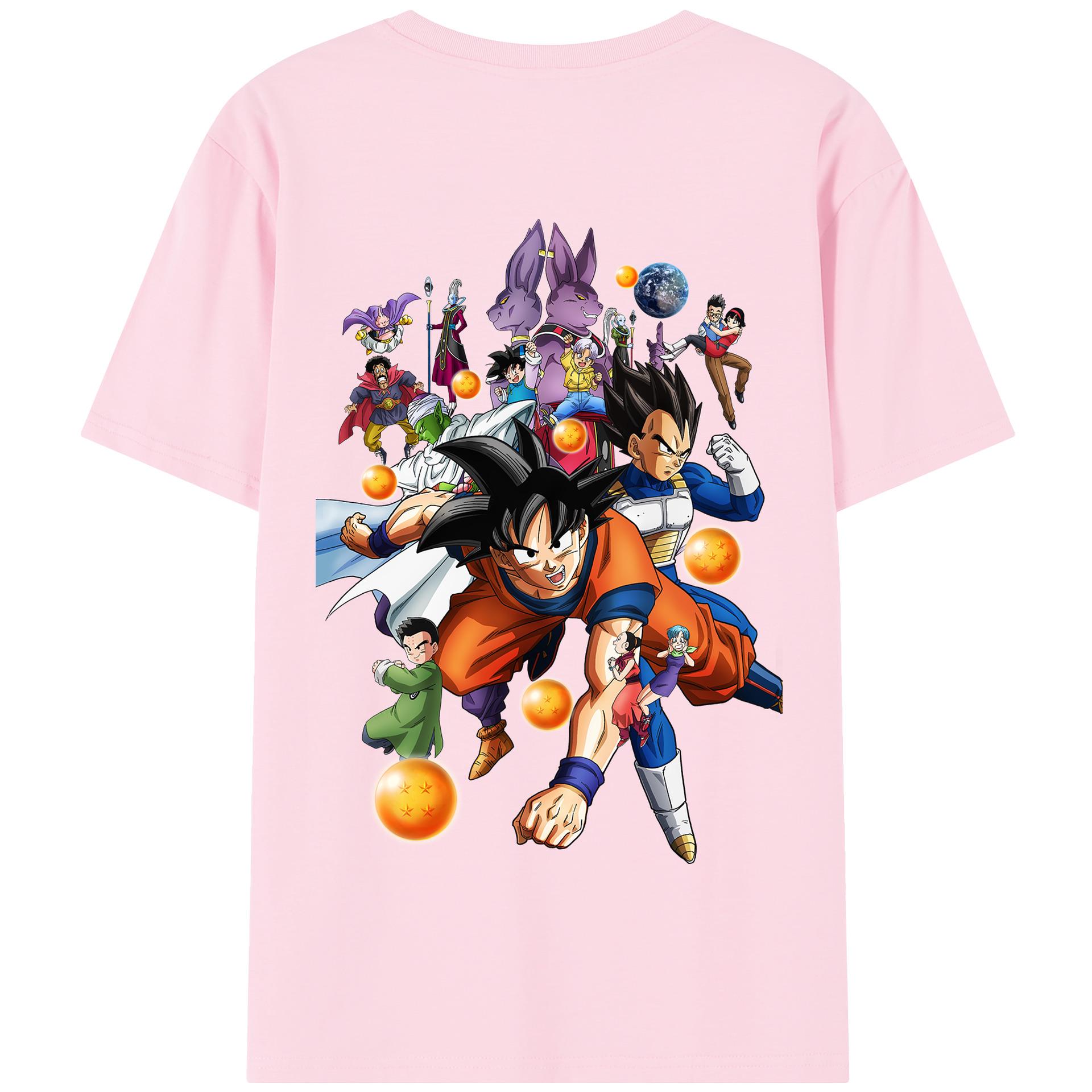 （画像用） ドラゴンボール DRAGON BALL 綿100％半袖Tシャツ（背面プリント）