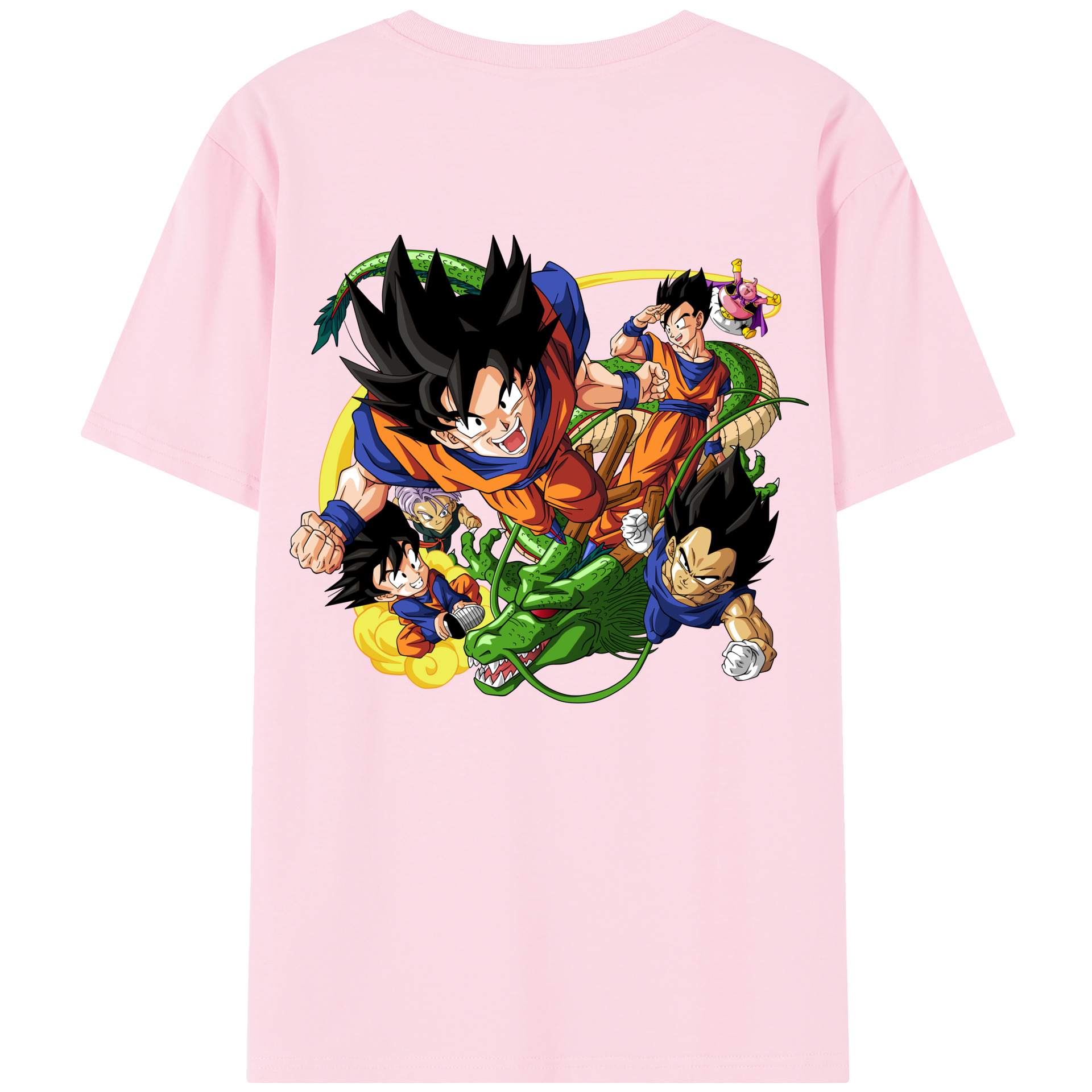 （画像用） ドラゴンボール DRAGON BALL 綿100％半袖Tシャツ（背面プリント）