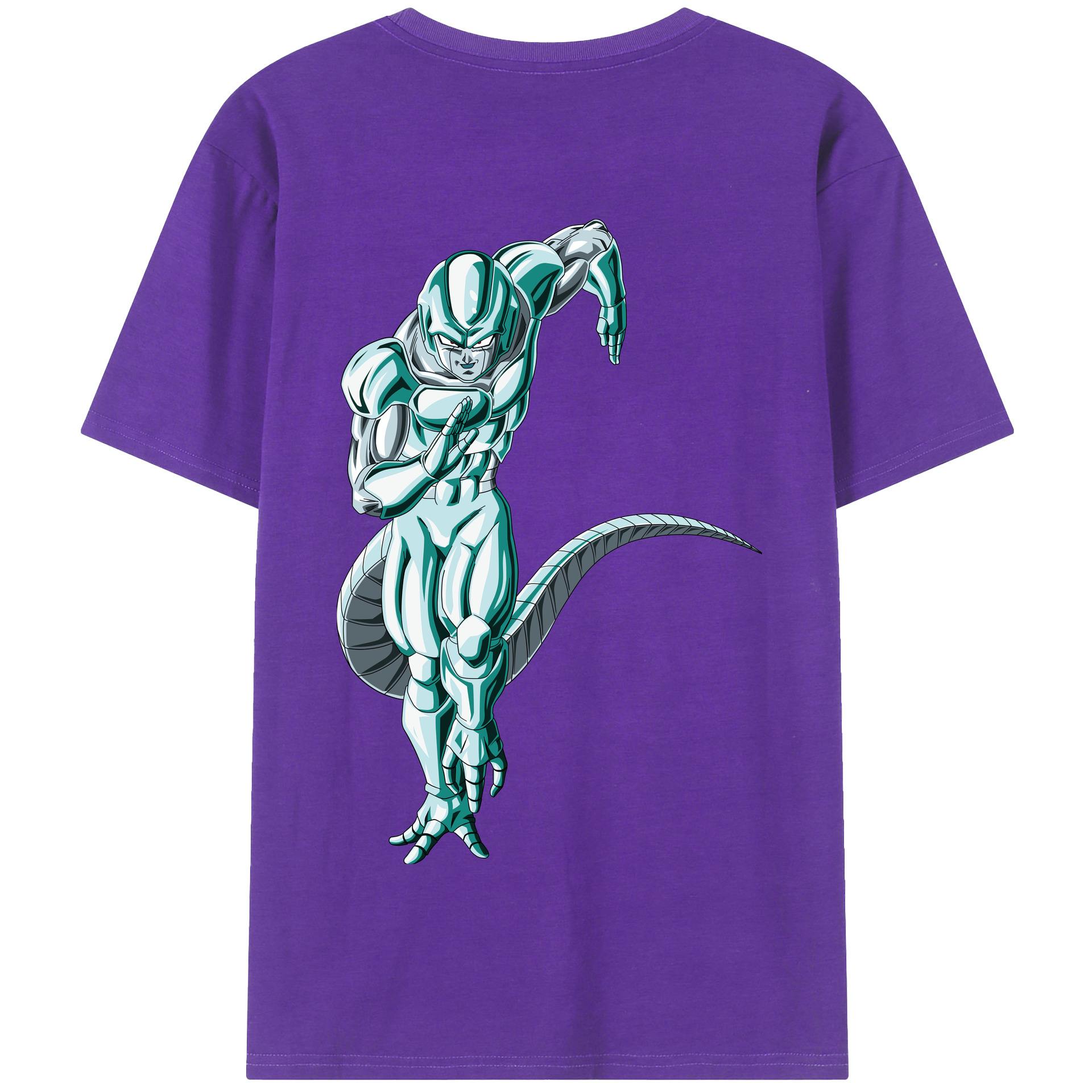 （画像用） ドラゴンボール フリーザ DRAGON BALL Frieza 綿100％半袖Tシャツ（背面プリント）