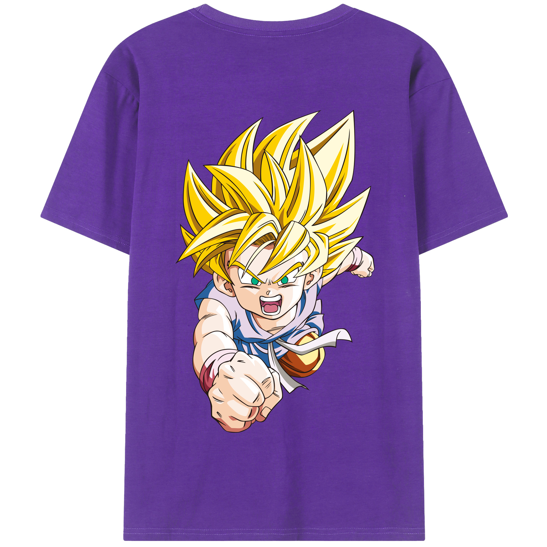 （画像用） ドラゴンボール ベジット DRAGON BALL Vegetto 綿100％半袖Tシャツ（背面プリント）