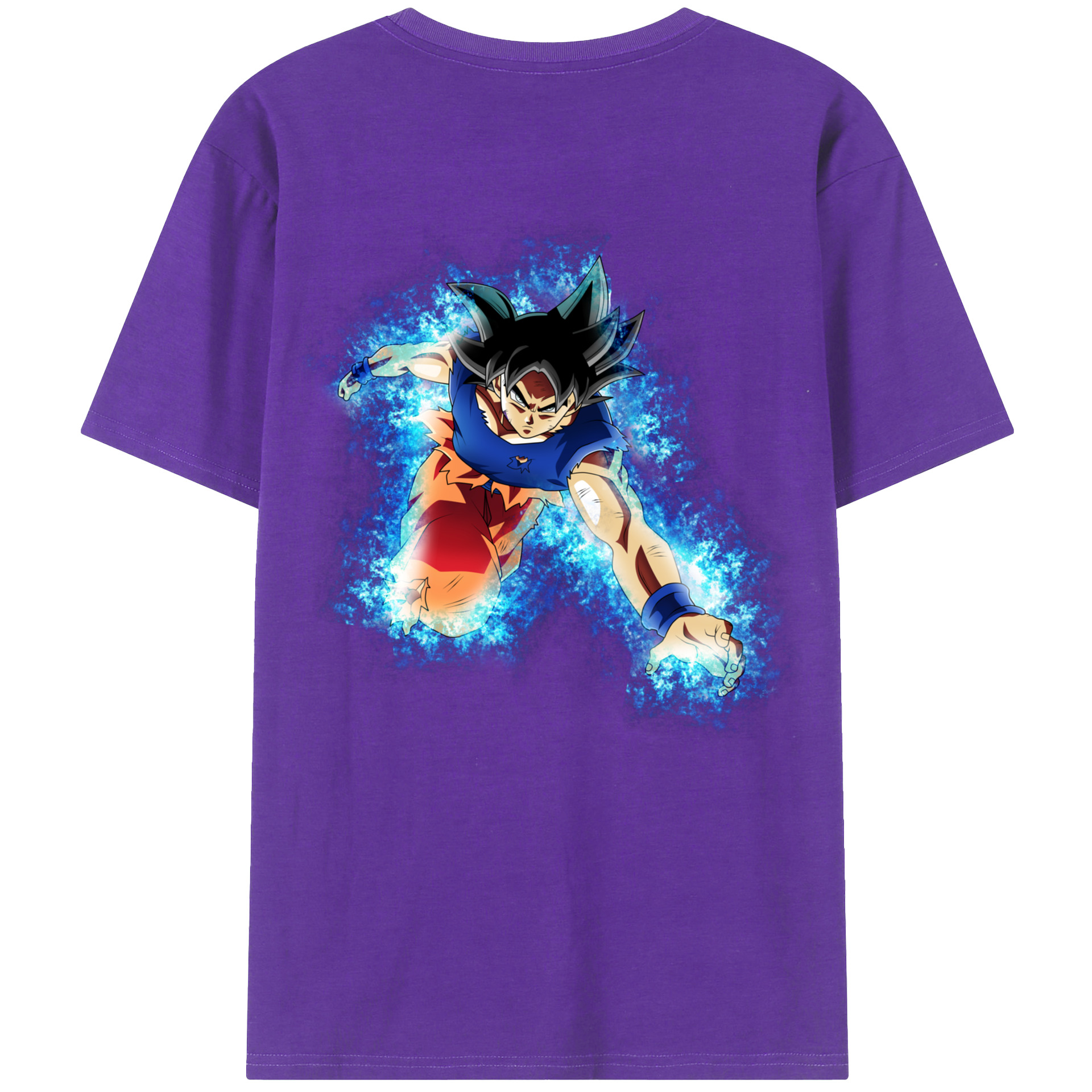 （画像用） ドラゴンボール 孫悟空（そん ごくう）Son Goku カカロット DRAGON BALL Kakarotto 綿100％半袖Tシャツ（背面プリント）