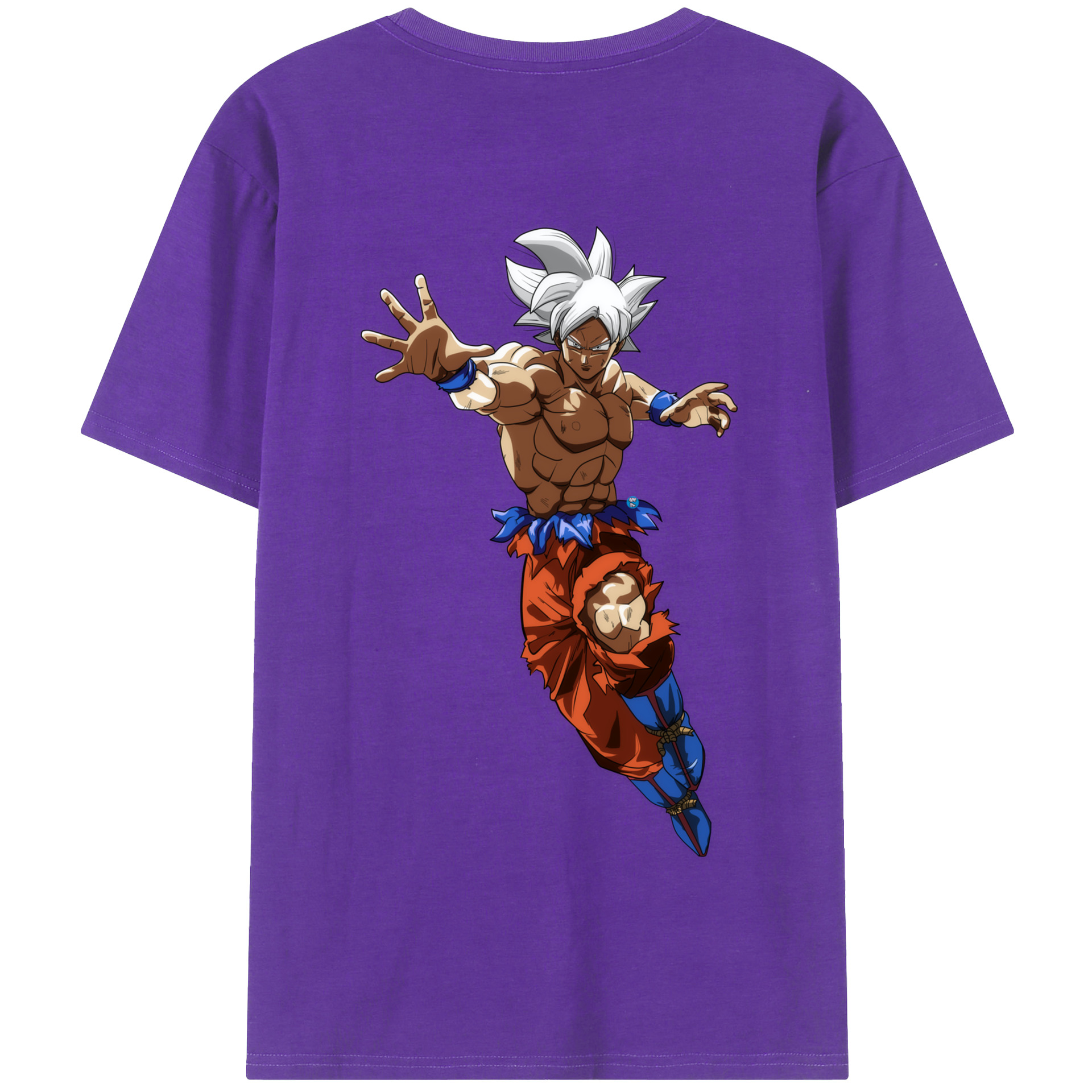 （画像用） ドラゴンボール 孫悟空（そん ごくう）Son Goku カカロット DRAGON BALL Kakarotto 綿100％半袖Tシャツ（背面プリント）