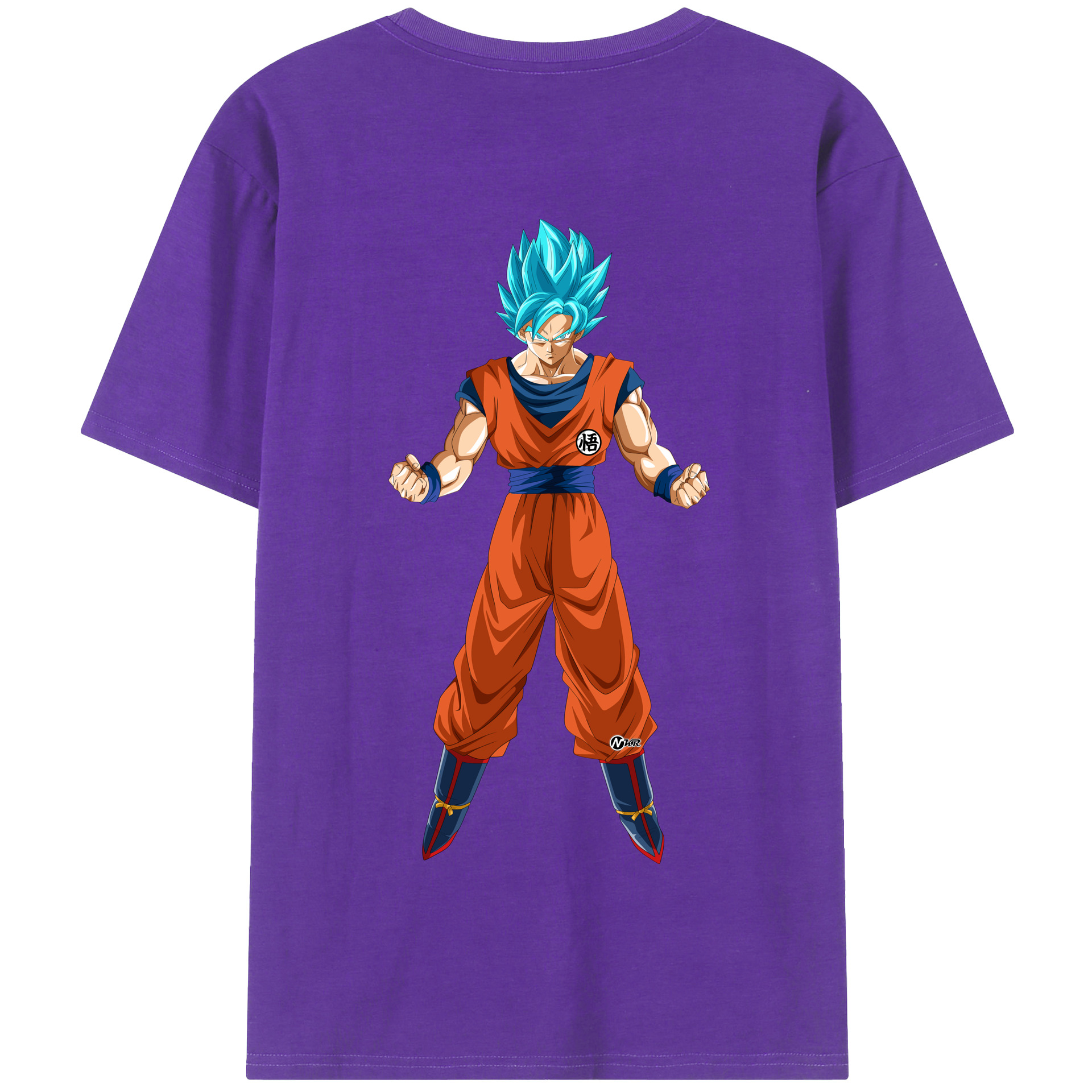 （画像用） ドラゴンボール 孫悟空（そん ごくう）Son Goku カカロット DRAGON BALL Kakarotto 綿100％半袖Tシャツ（背面プリント）