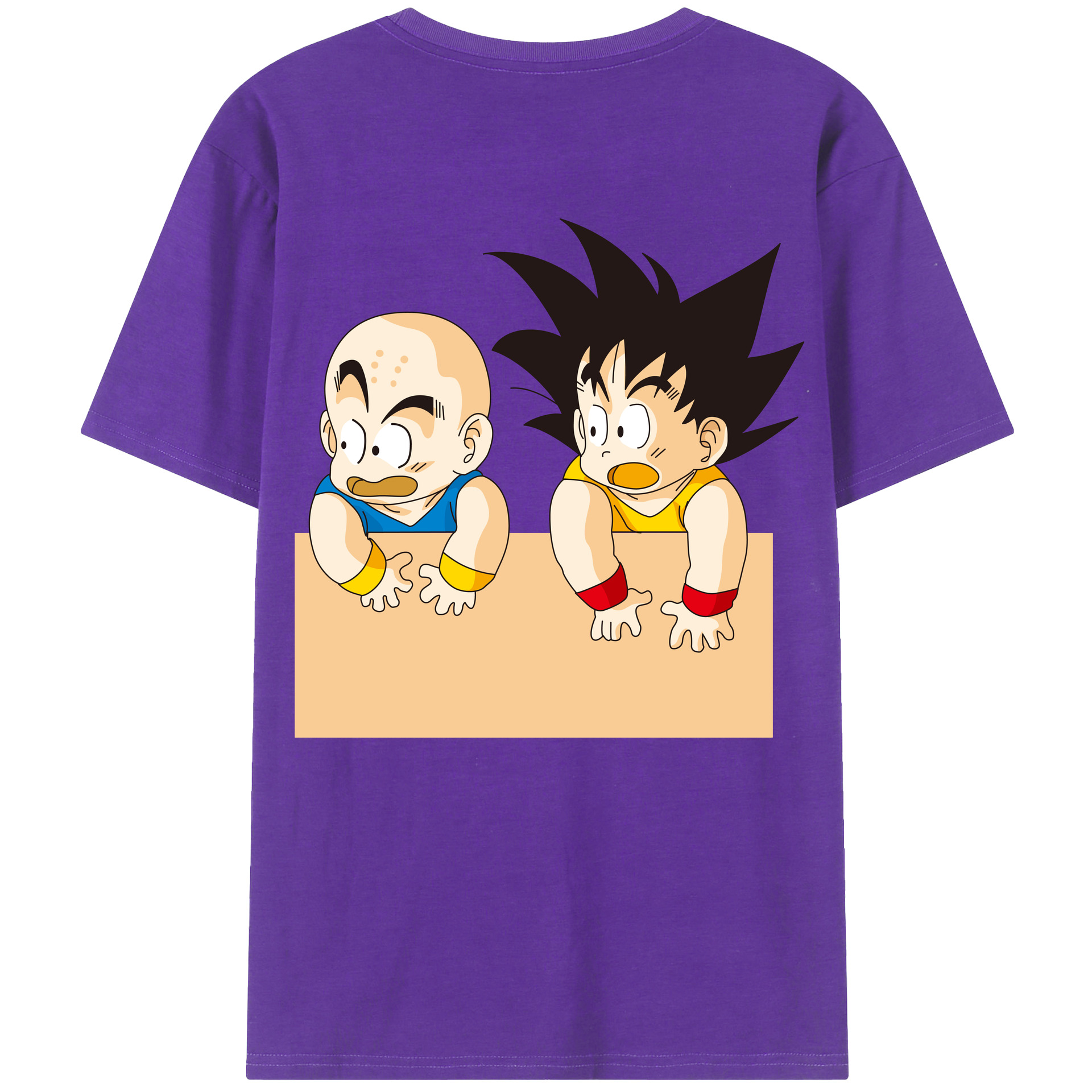 （画像用） ドラゴンボール 孫悟空（そん ごくう）Son Goku カカロット DRAGON BALL Kakarotto 綿100％半袖Tシャツ（背面プリント）