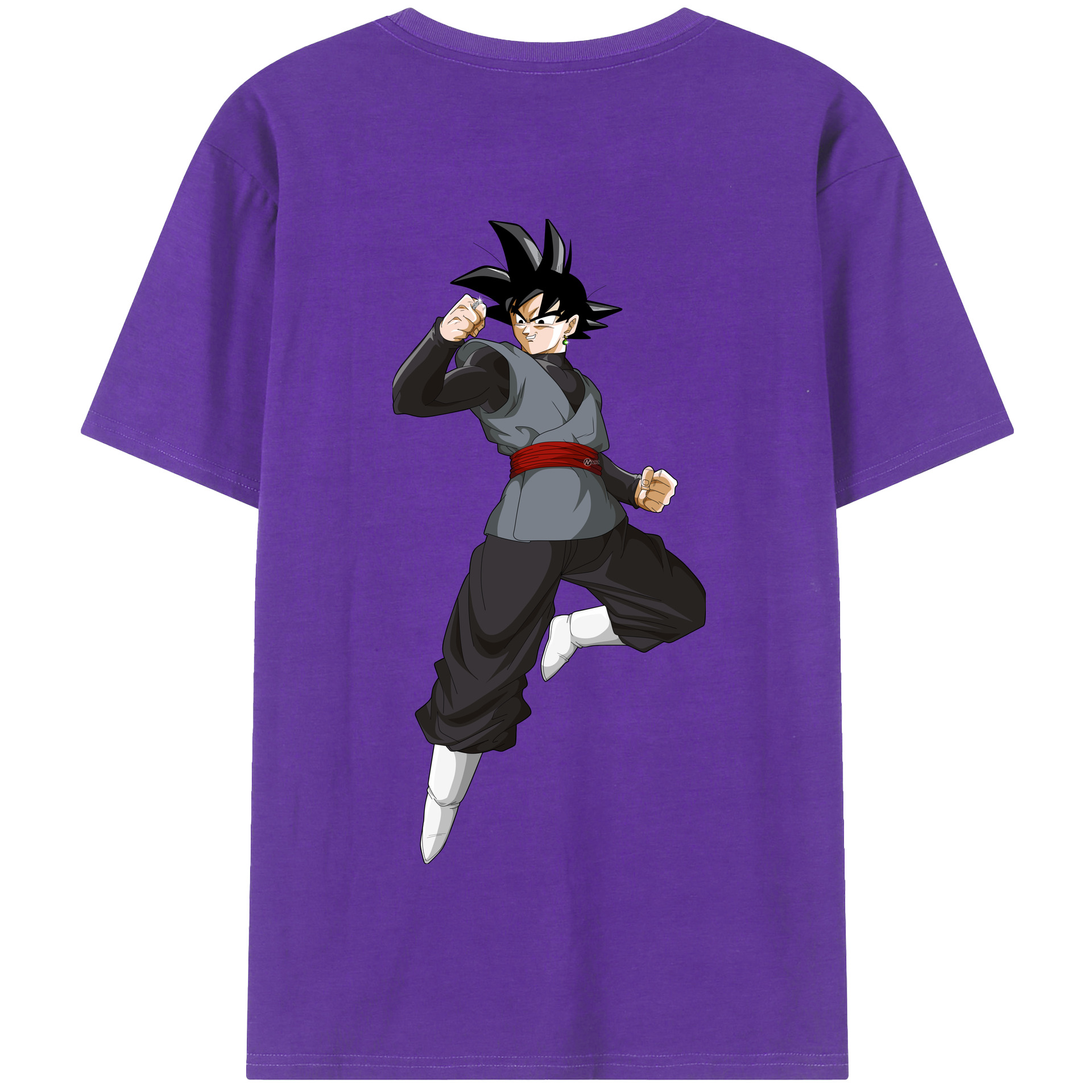 （画像用） ドラゴンボール ベジータ四世（Bejīta Yonsei）DRAGON BALL Vegeta IV 綿100％半袖Tシャツ（背面プリント）