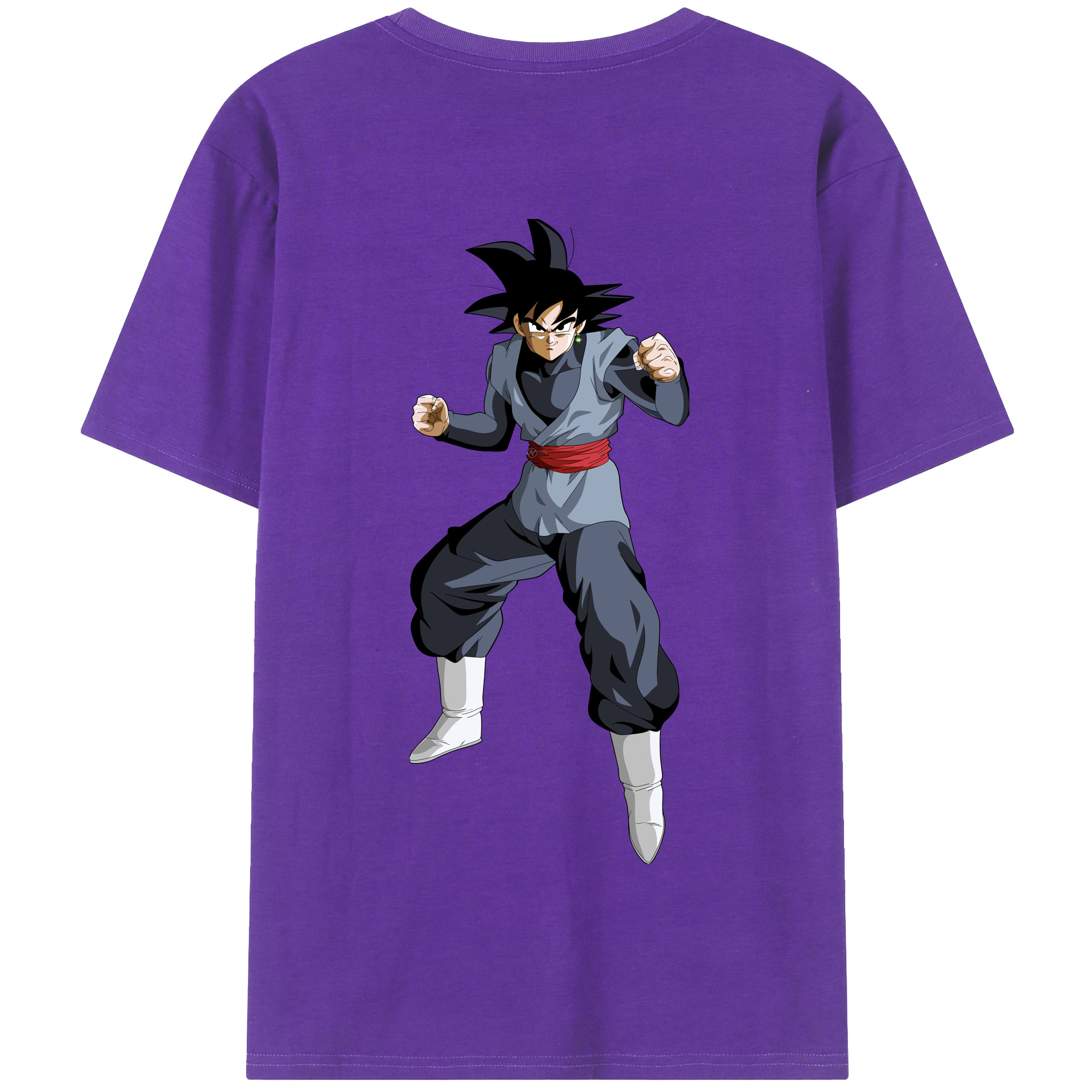 （画像用） ドラゴンボール ベジータ四世（Bejīta Yonsei）DRAGON BALL Vegeta IV 綿100％半袖Tシャツ（背面プリント）