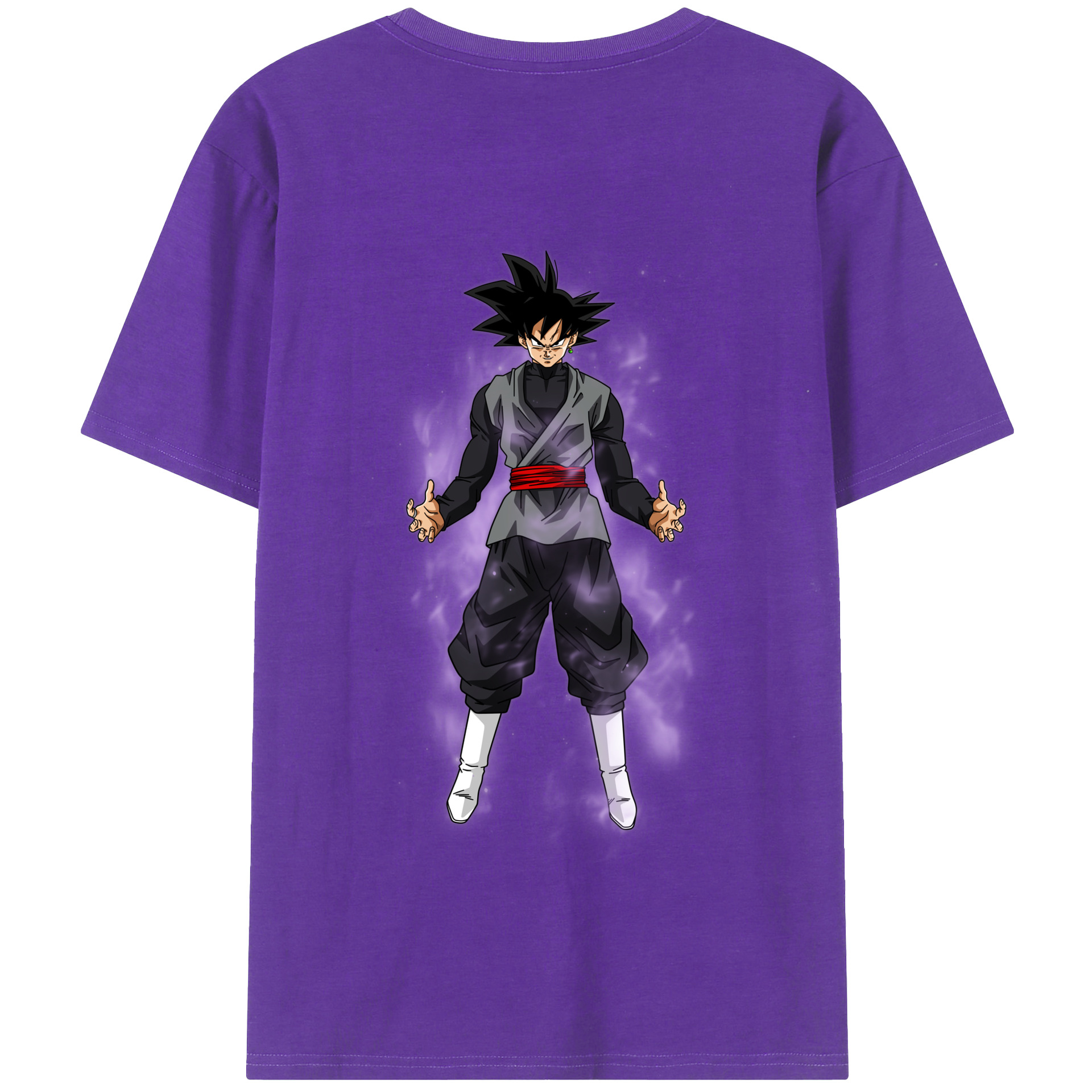 （画像用） ドラゴンボール ベジータ四世（Bejīta Yonsei）DRAGON BALL Vegeta IV 綿100％半袖Tシャツ（背面プリント）