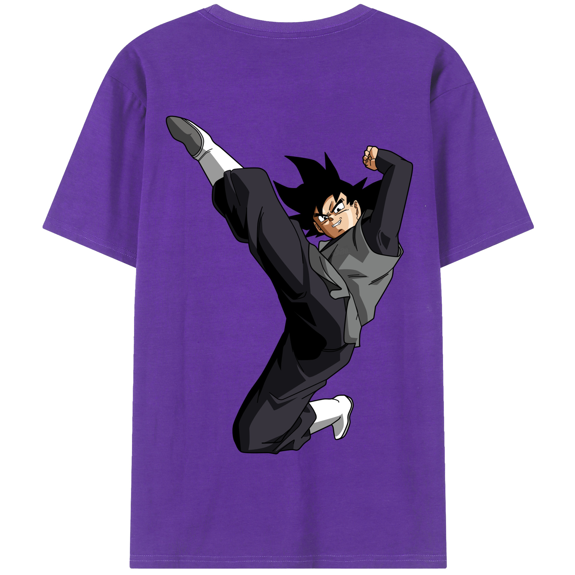 （画像用） ドラゴンボール ベジータ四世（Bejīta Yonsei）DRAGON BALL Vegeta IV 綿100％半袖Tシャツ（背面プリント）