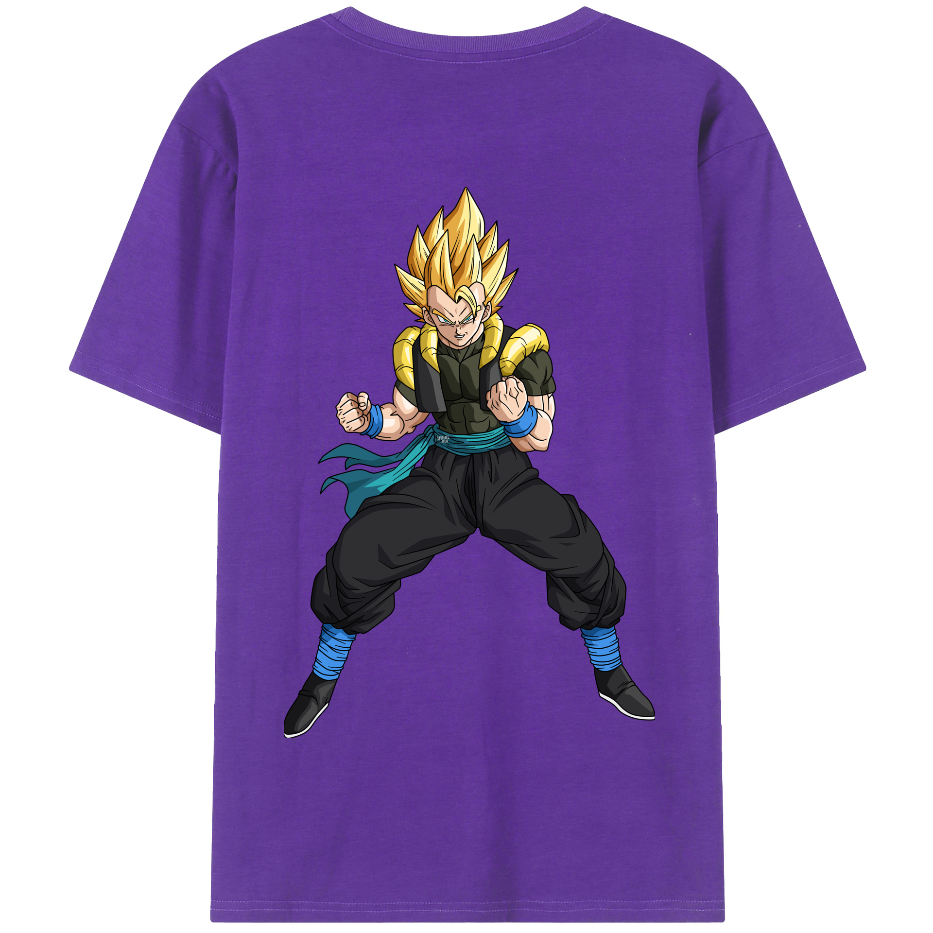 （画像用） ドラゴンボール ベジータ四世（Bejīta Yonsei）DRAGON BALL Vegeta IV 綿100％半袖Tシャツ（背面プリント）