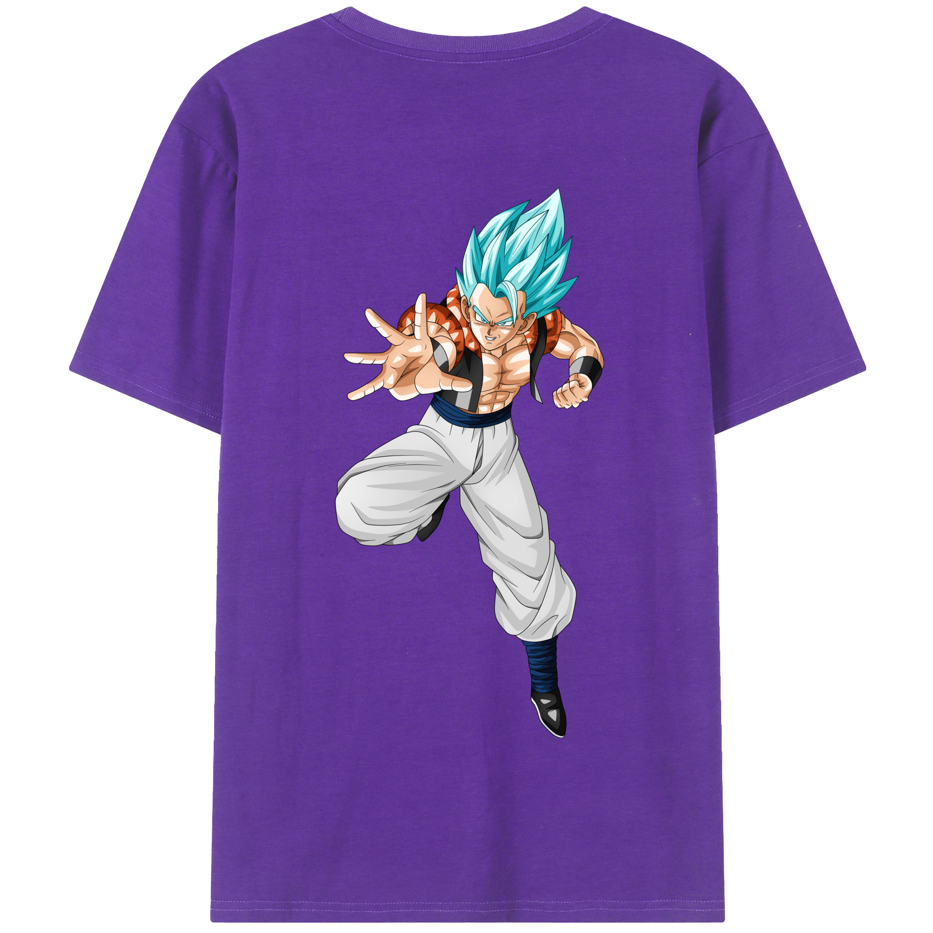 （画像用） ドラゴンボール ベジータ四世（Bejīta Yonsei）DRAGON BALL Vegeta IV 綿100％半袖Tシャツ（背面プリント）
