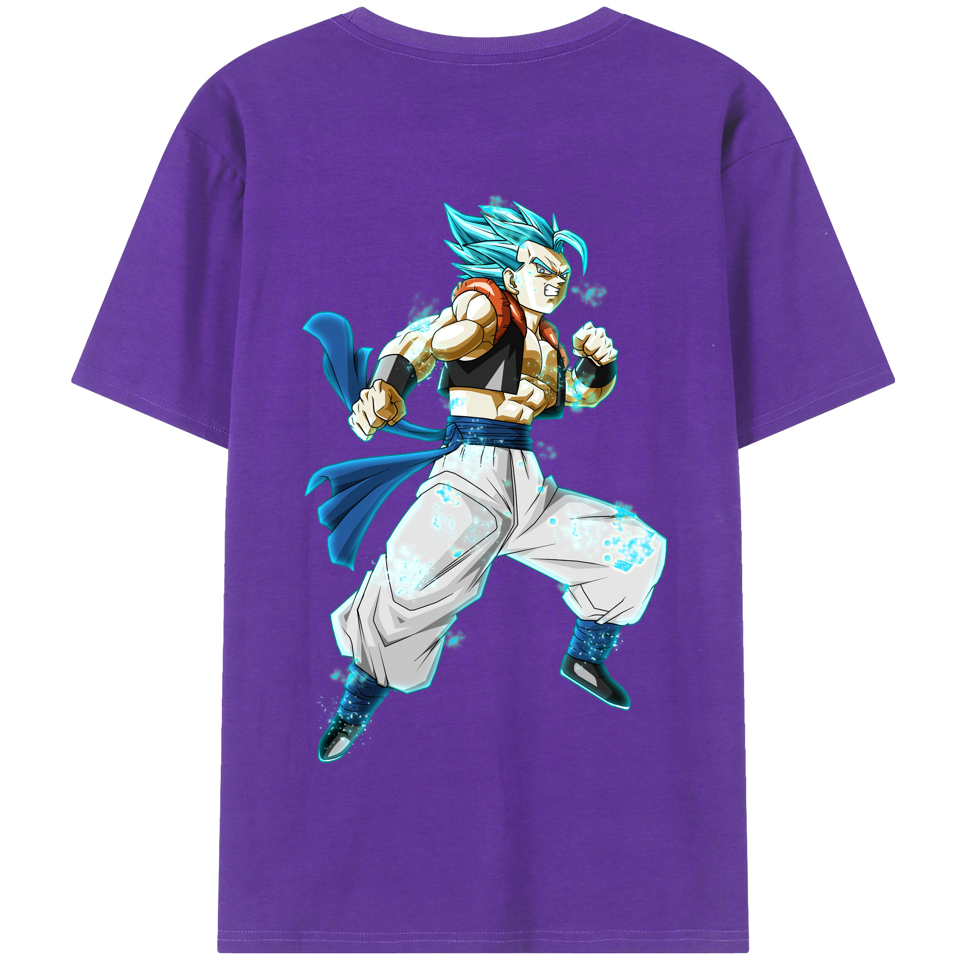 （画像用） ドラゴンボール ベジータ四世（Bejīta Yonsei）DRAGON BALL Vegeta IV 綿100％半袖Tシャツ（背面プリント）