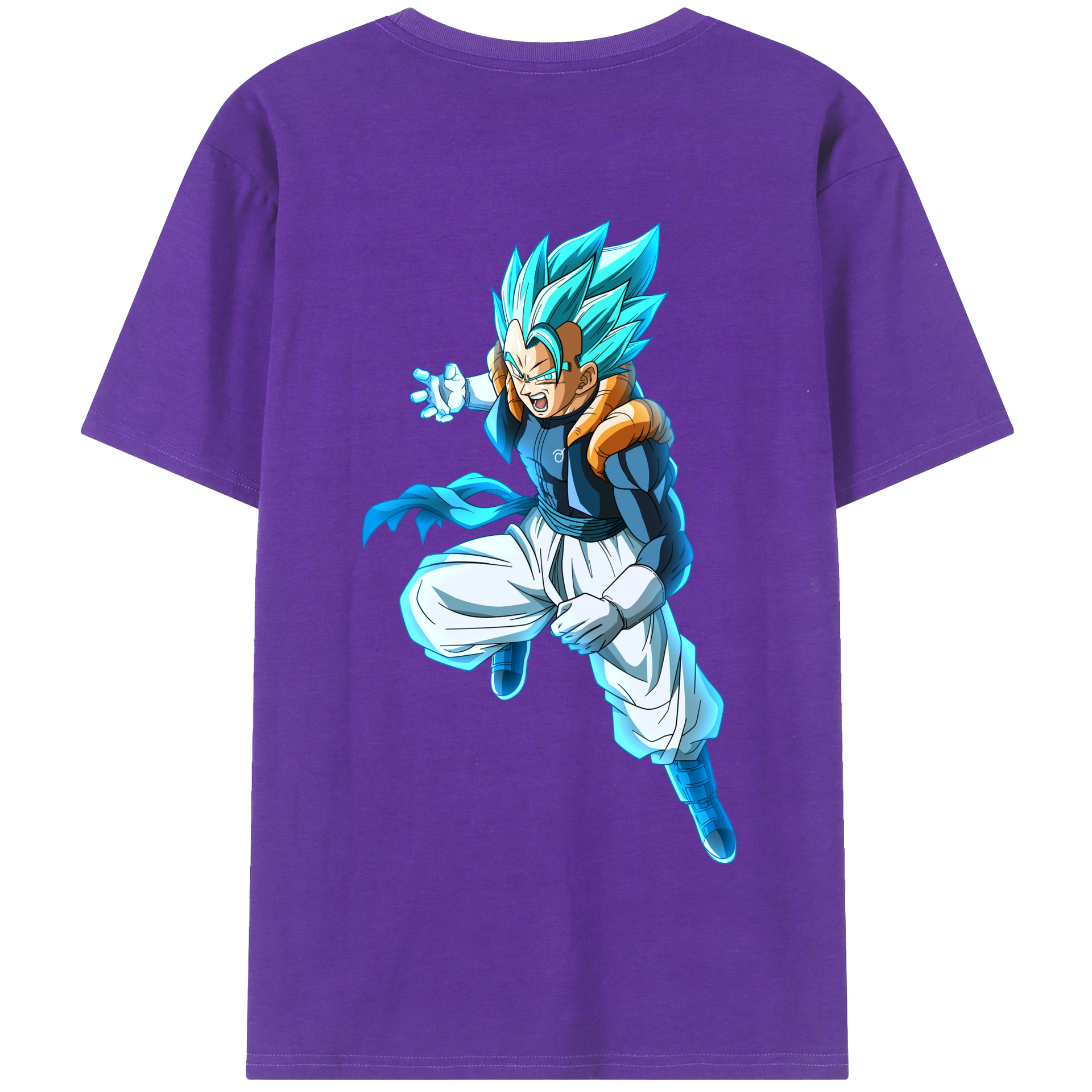（画像用） ドラゴンボール ベジータ四世（Bejīta Yonsei）DRAGON BALL Vegeta IV 綿100％半袖Tシャツ（背面プリント）