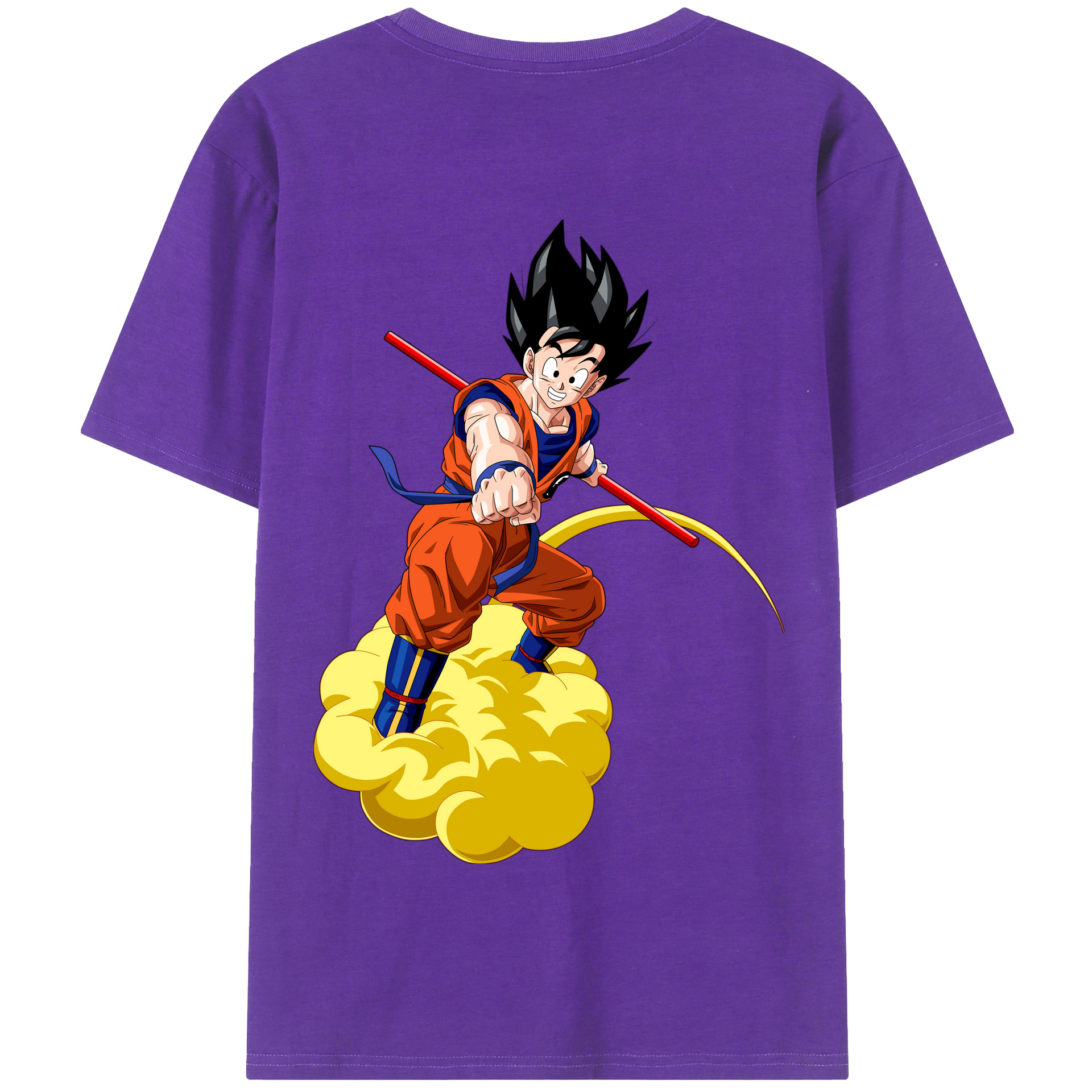 （画像用） ドラゴンボール 孫 悟飯（そんごはん）DRAGON BALL Son Gohan 綿100％半袖Tシャツ（背面プリント）